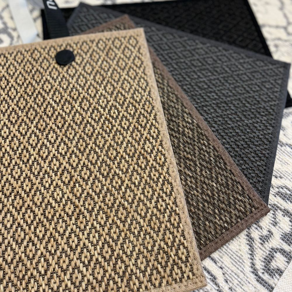 Narma BELLO Sileäksi kudottu matto, omalla mitalla - beige.