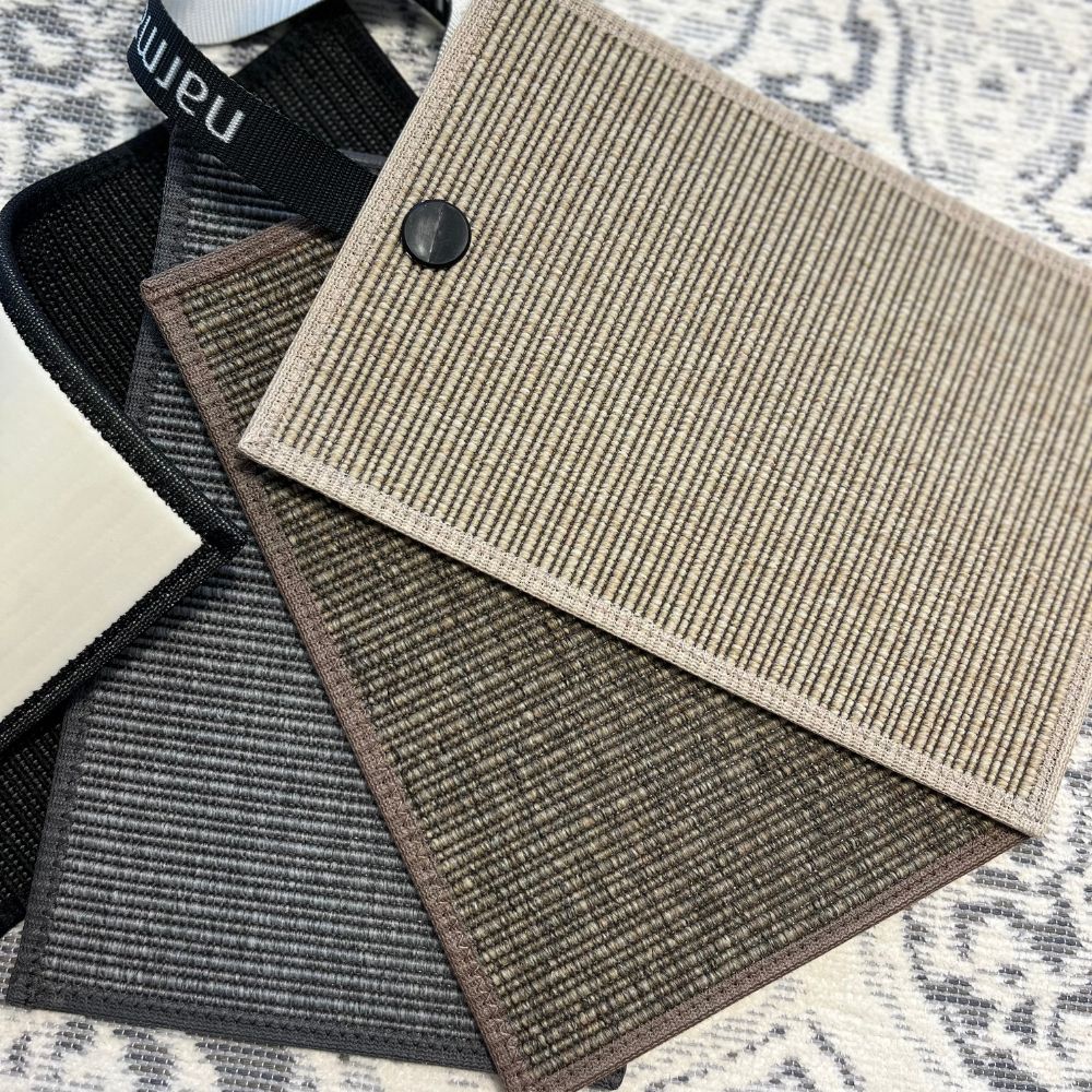 Narma CREDO Sileäksi kudottu matto, omalla mitalla - beige