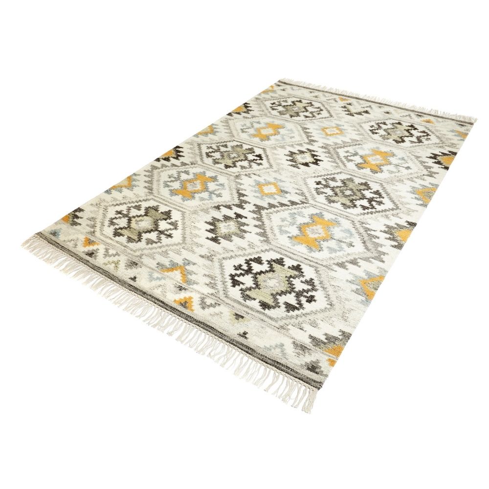 Lina villamatto - värikäs.