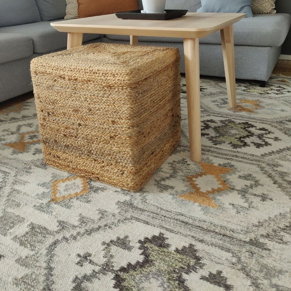 Lina villamatto - värikäs.