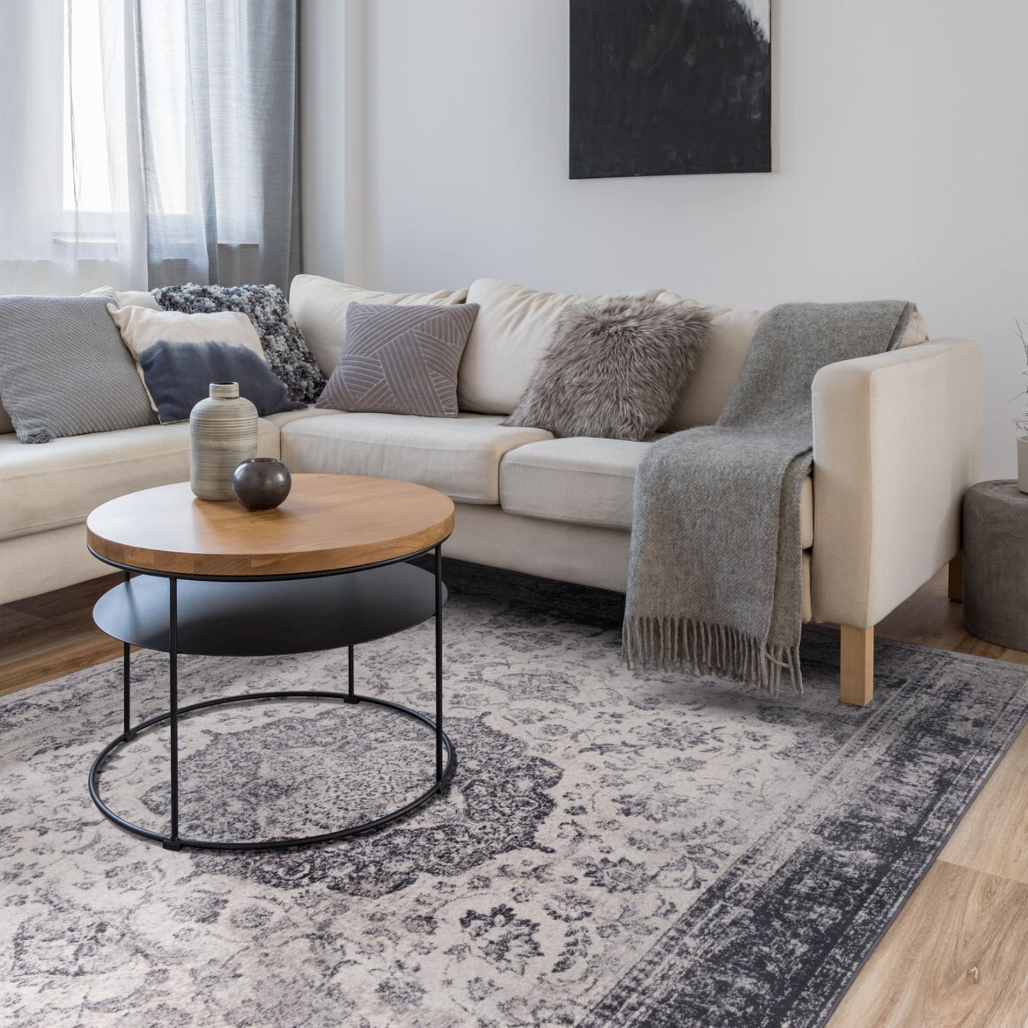 Okuta Wool rug - gray