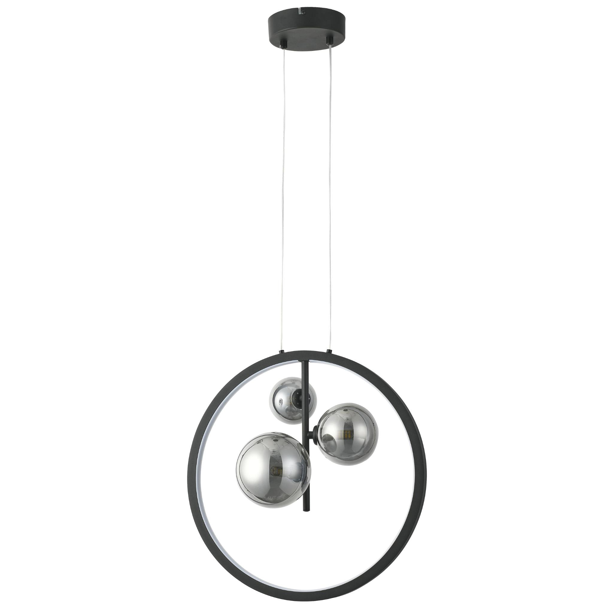 Omaha 339503-30 - Pendant lamp - Sand black - Savulasi