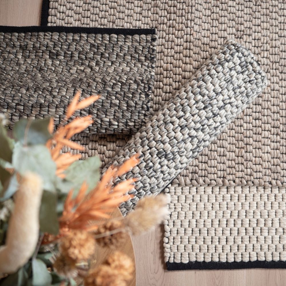 Tuisku Wool rug - natural white