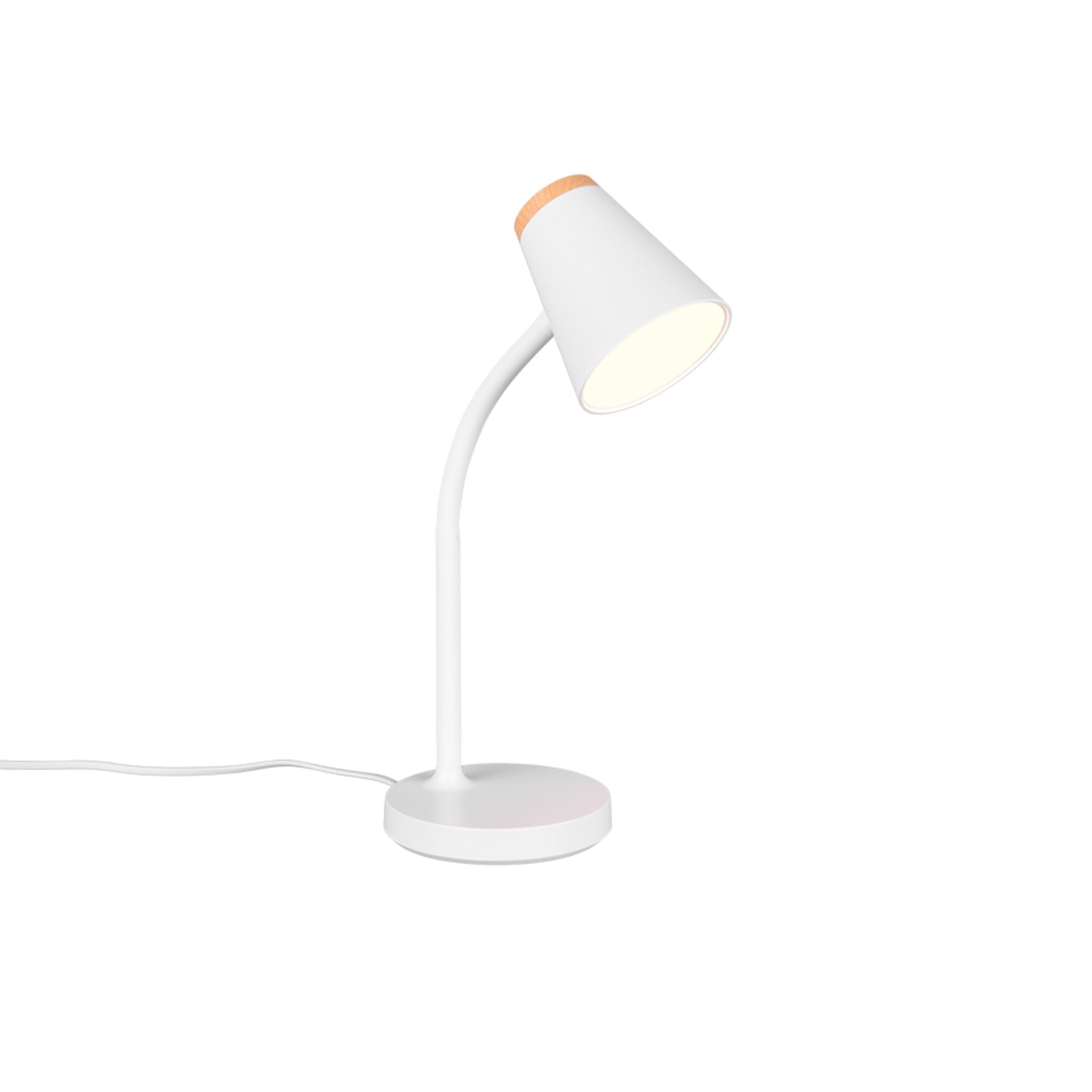TRIO Pongo LED table lamp - white
