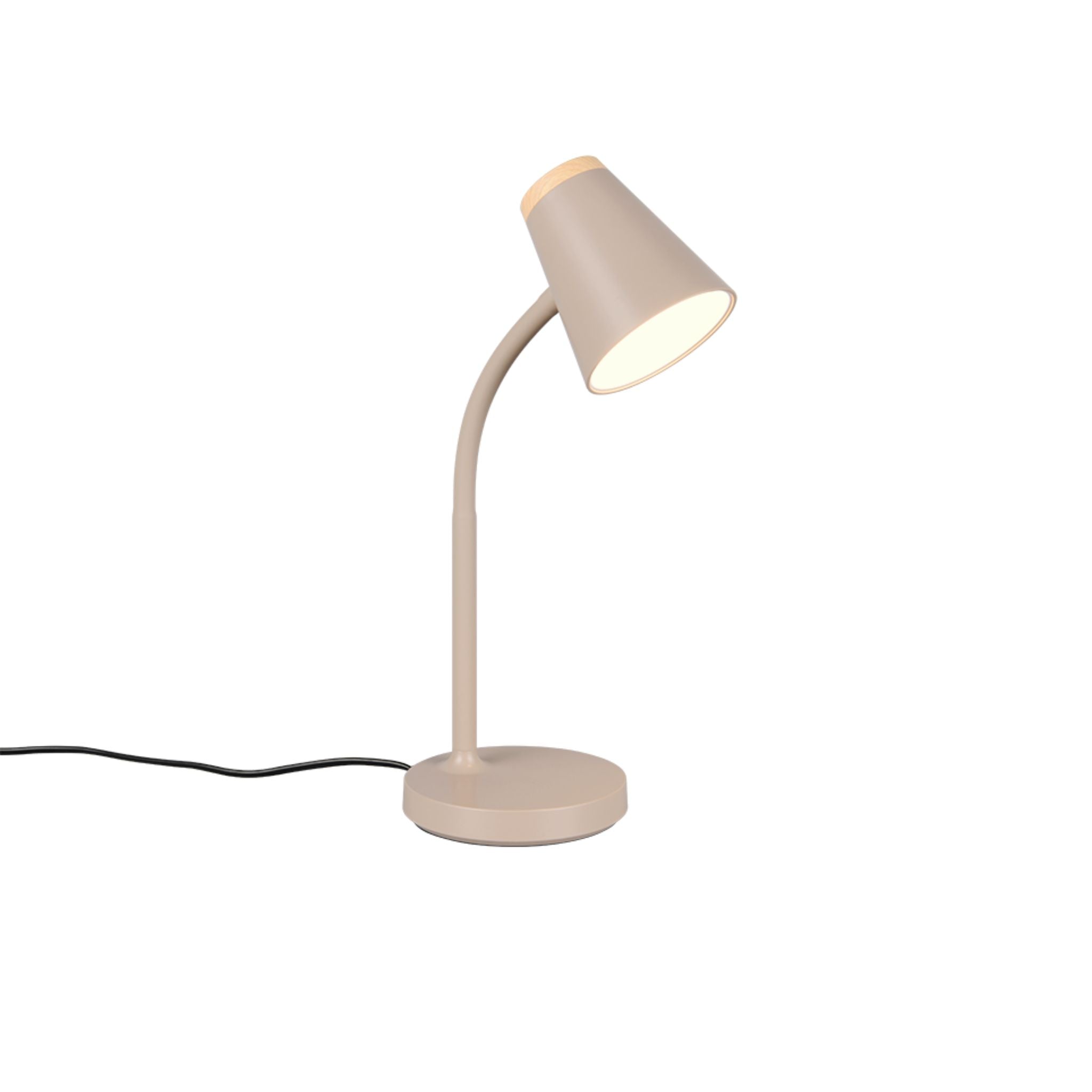 TRIO Pongo LED table lamp - warm beige