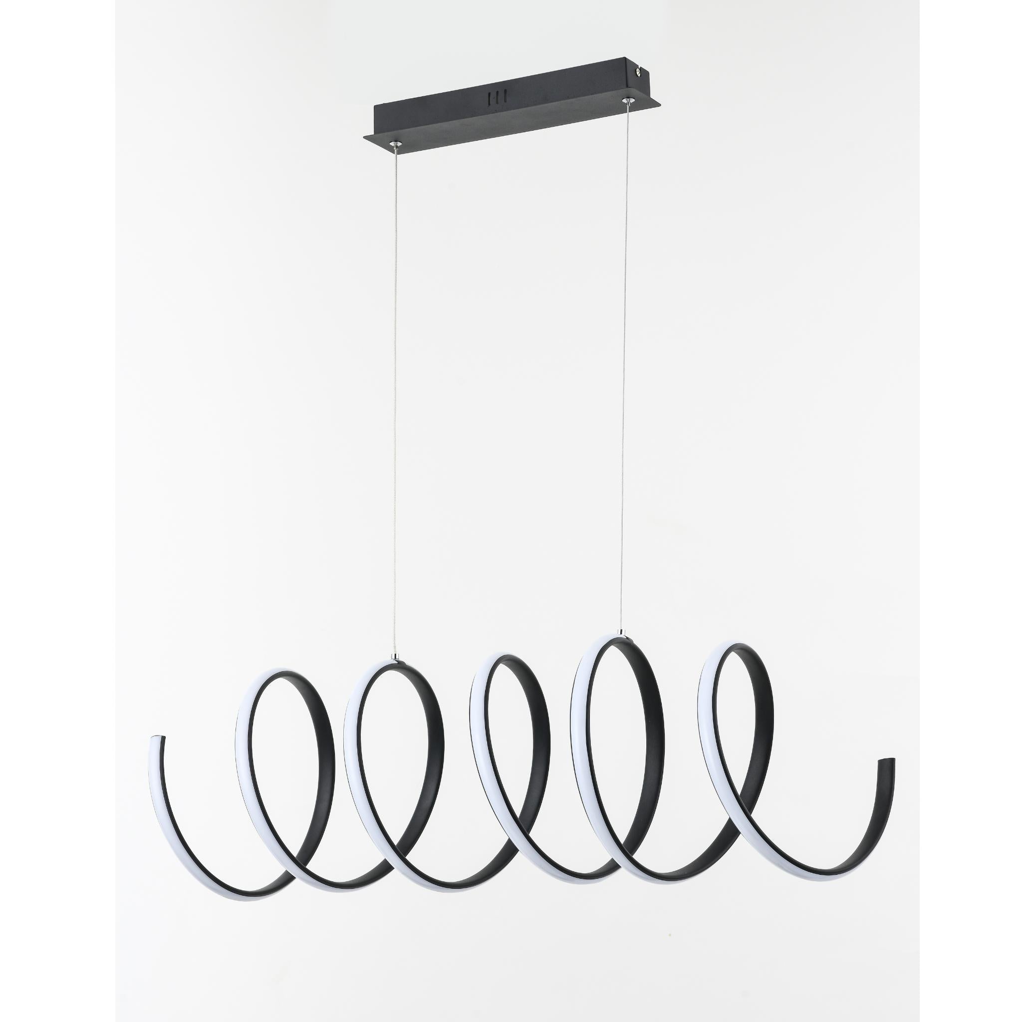 Ribbon 336401-02 - Pendant lamp - Sand black