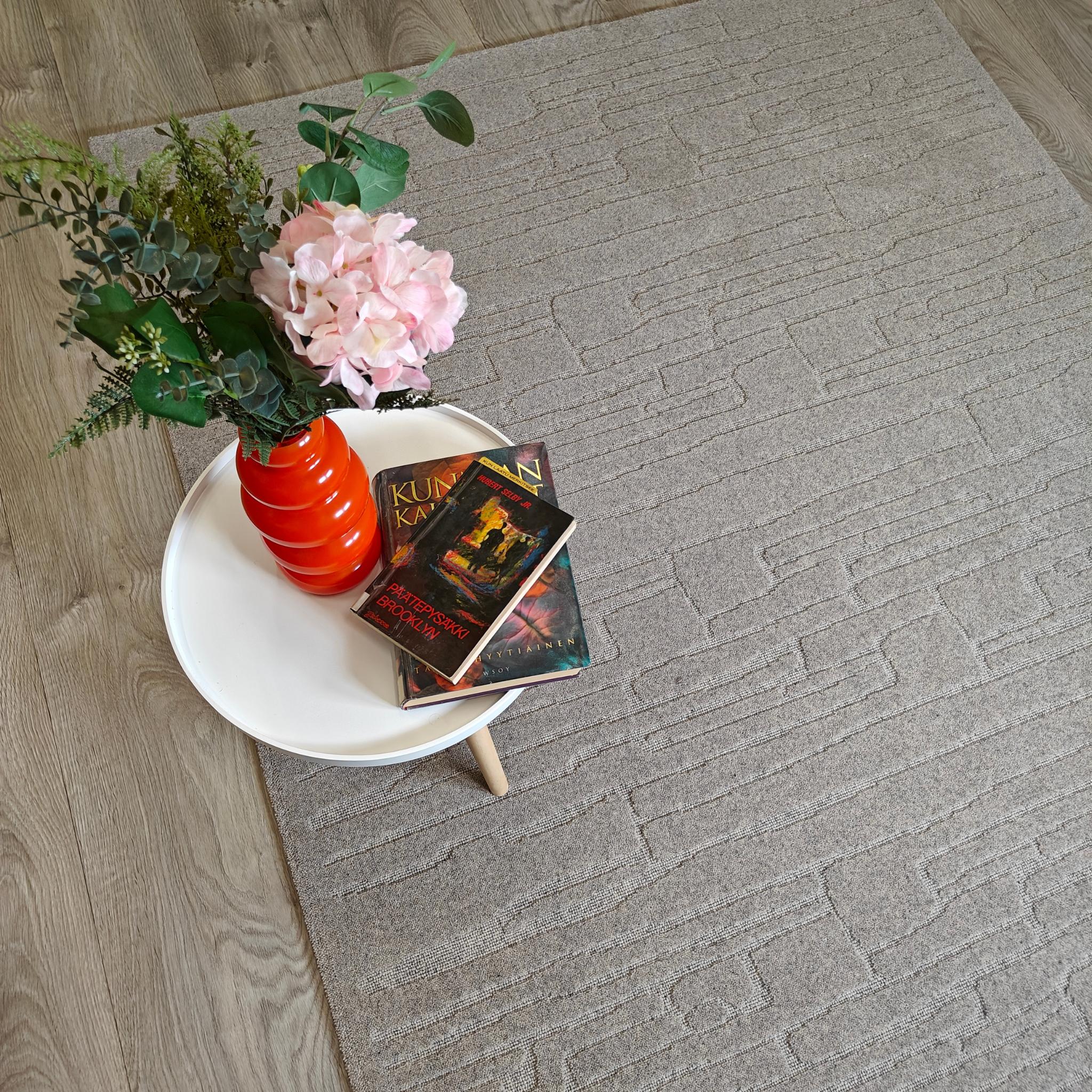 Rifts-H Wool rug - gray