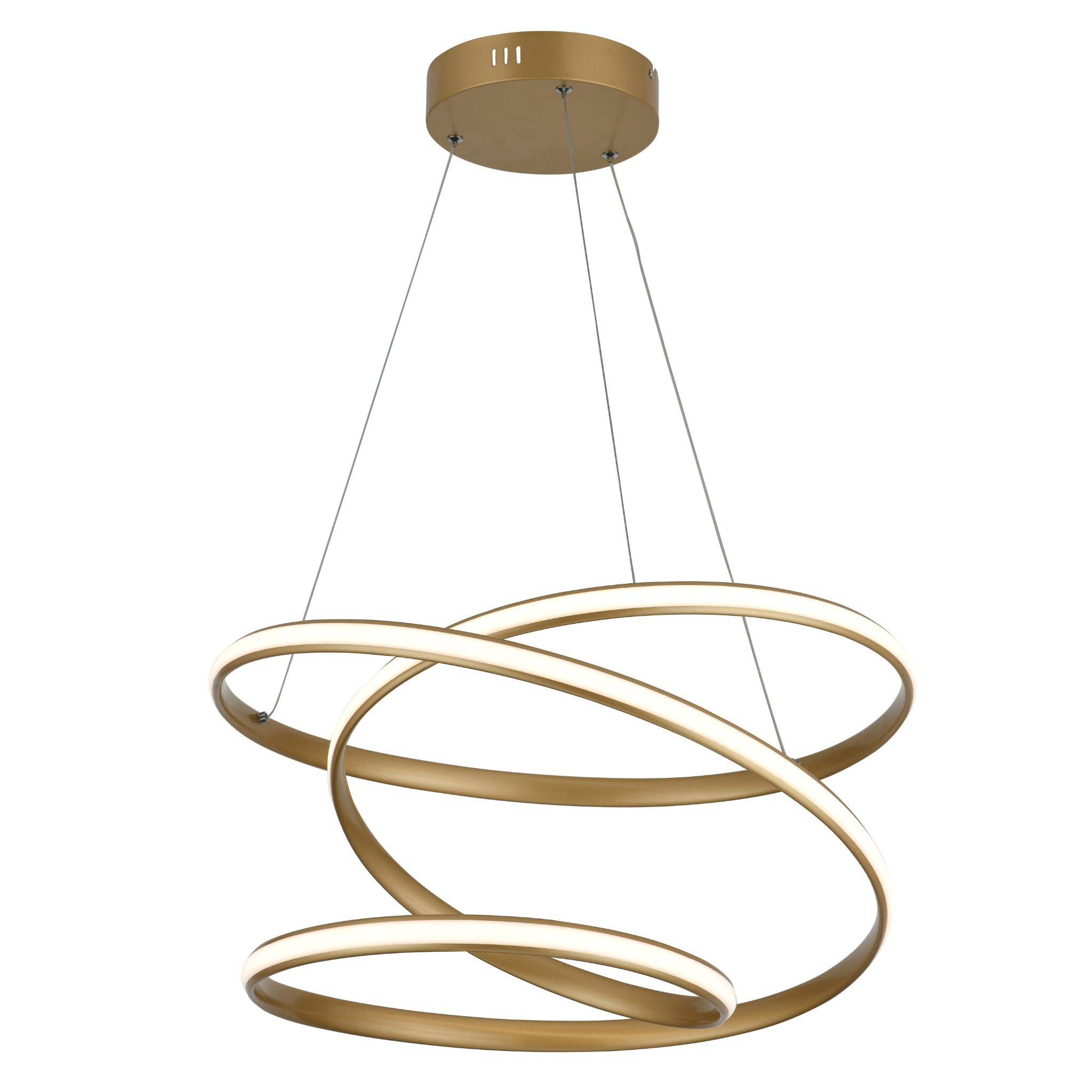 Rollercoaster 334811-03 - Pendant lamp - Painted gold