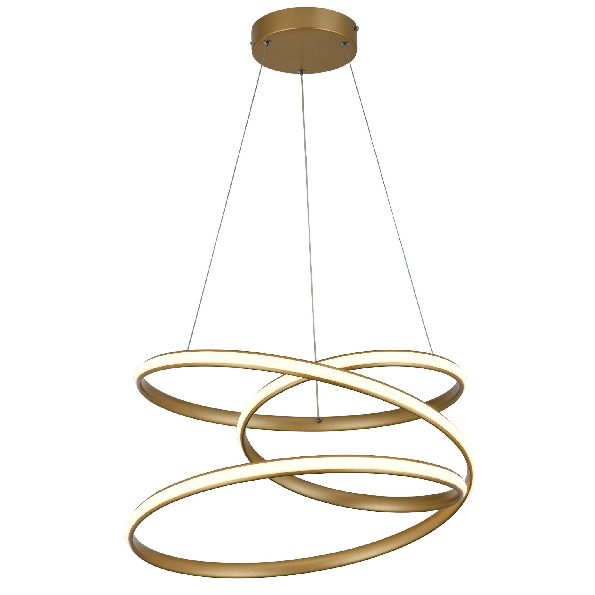 Rollercoaster 334811-03 - Pendant lamp - Painted gold