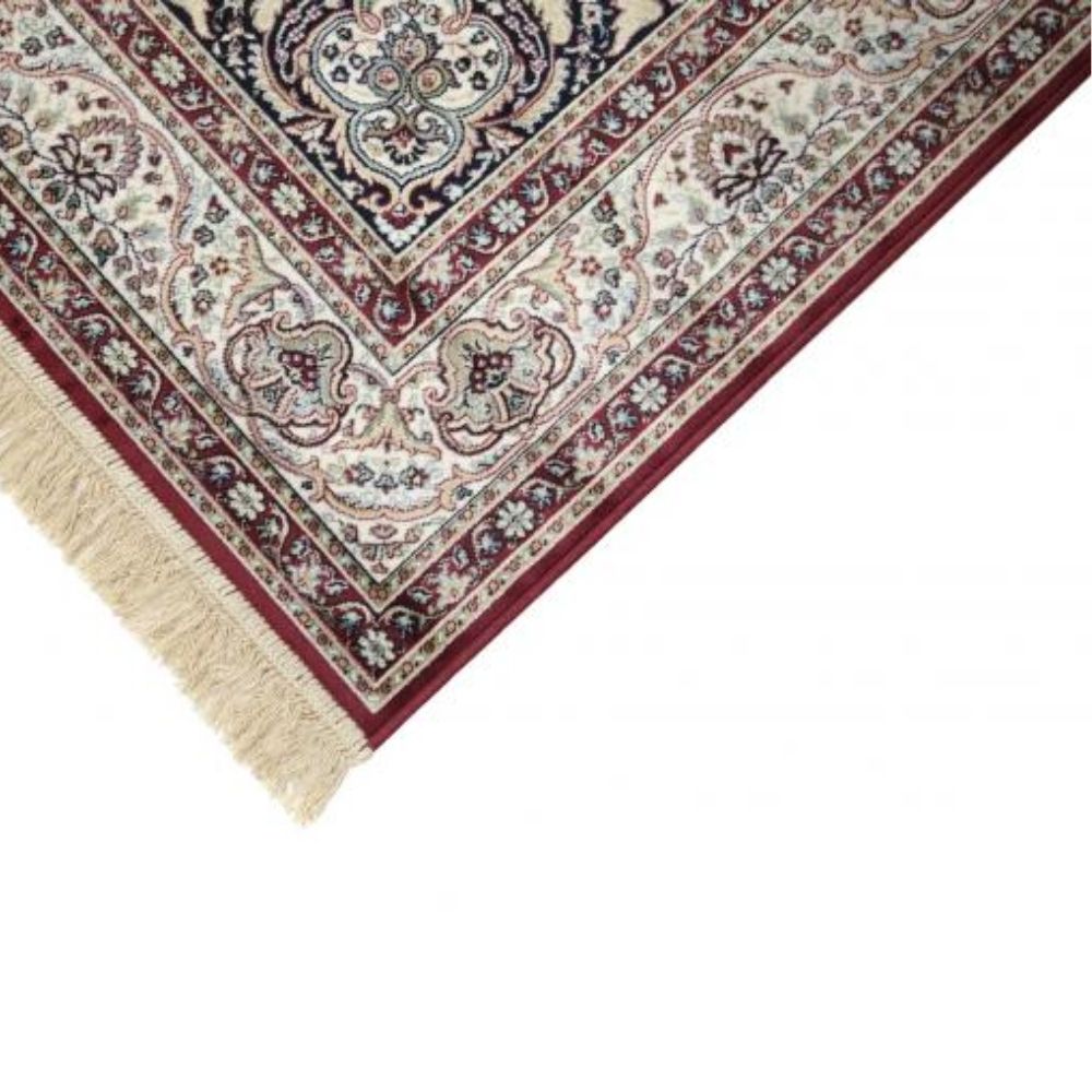 Royal viscose rug - red