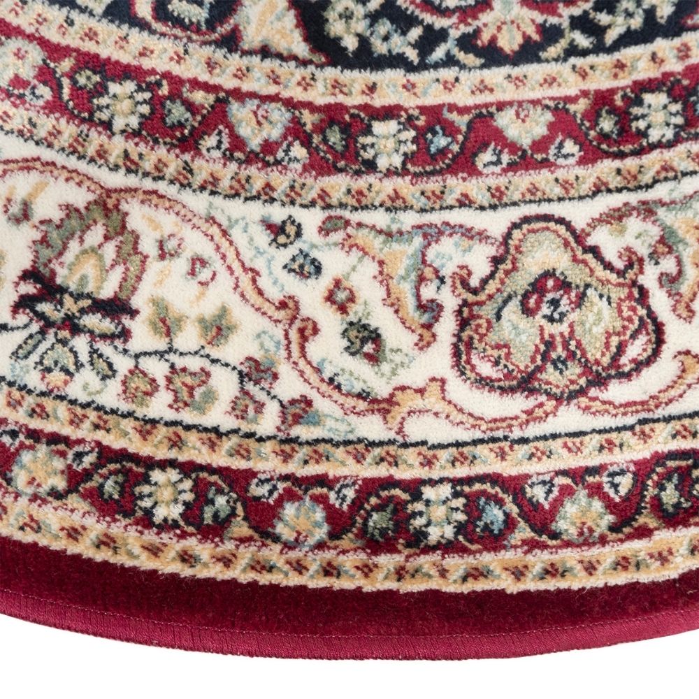 Royal viscose rug - red