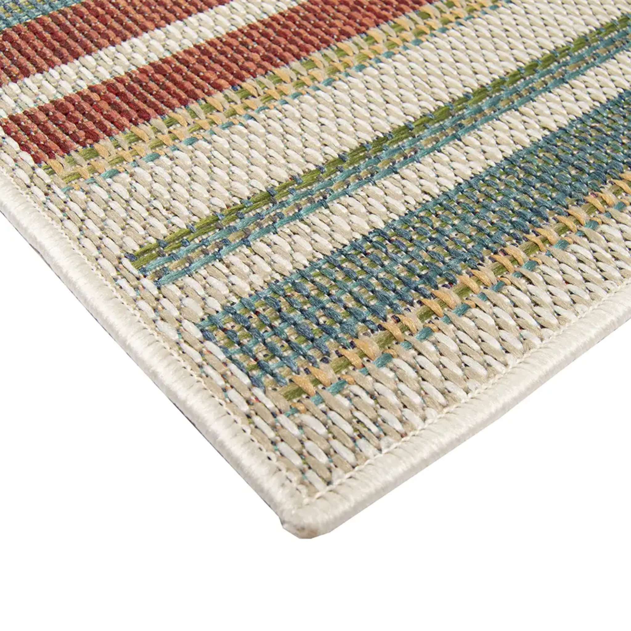 Ruska Flatweave rug roll - colorful