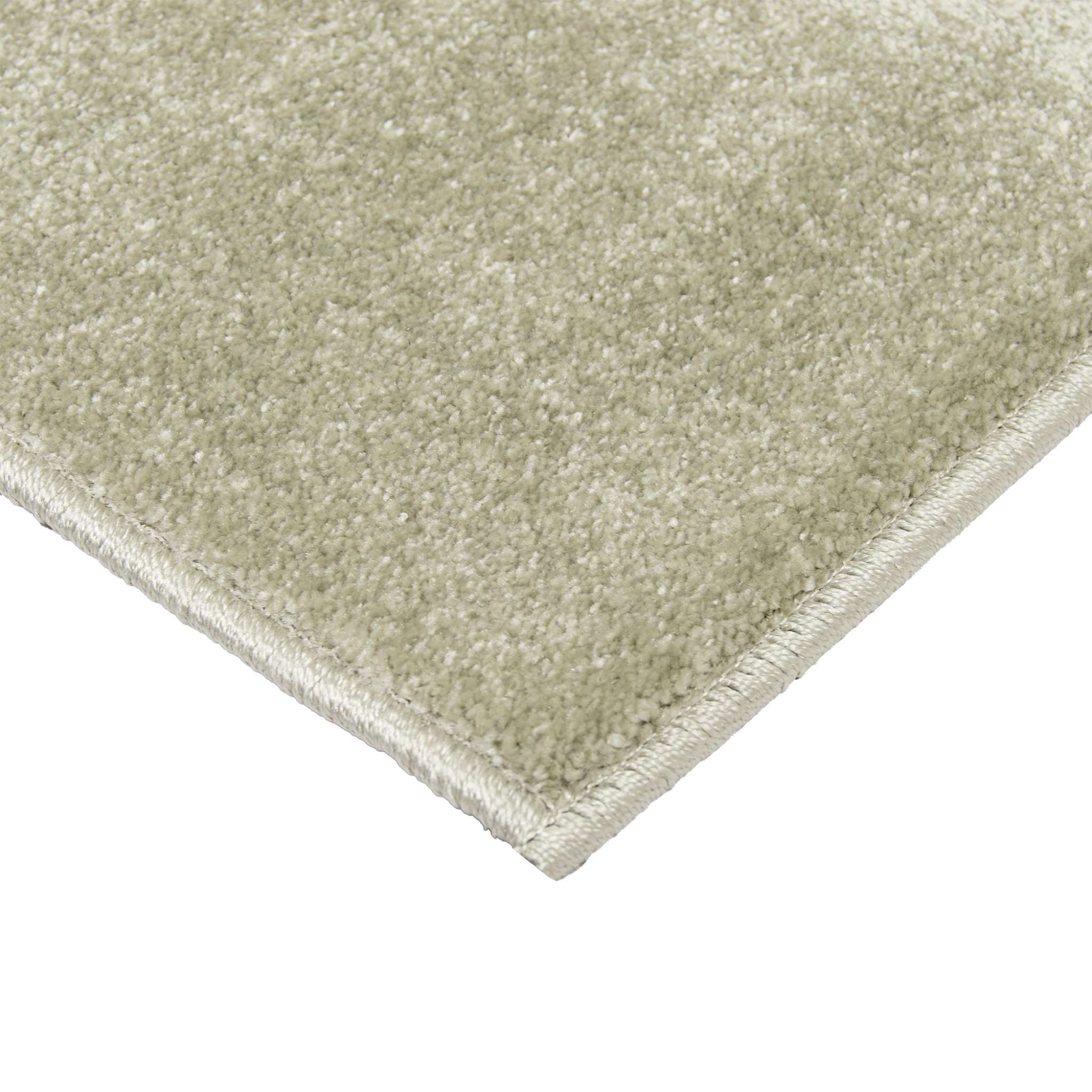 Zebra children's rug - light green