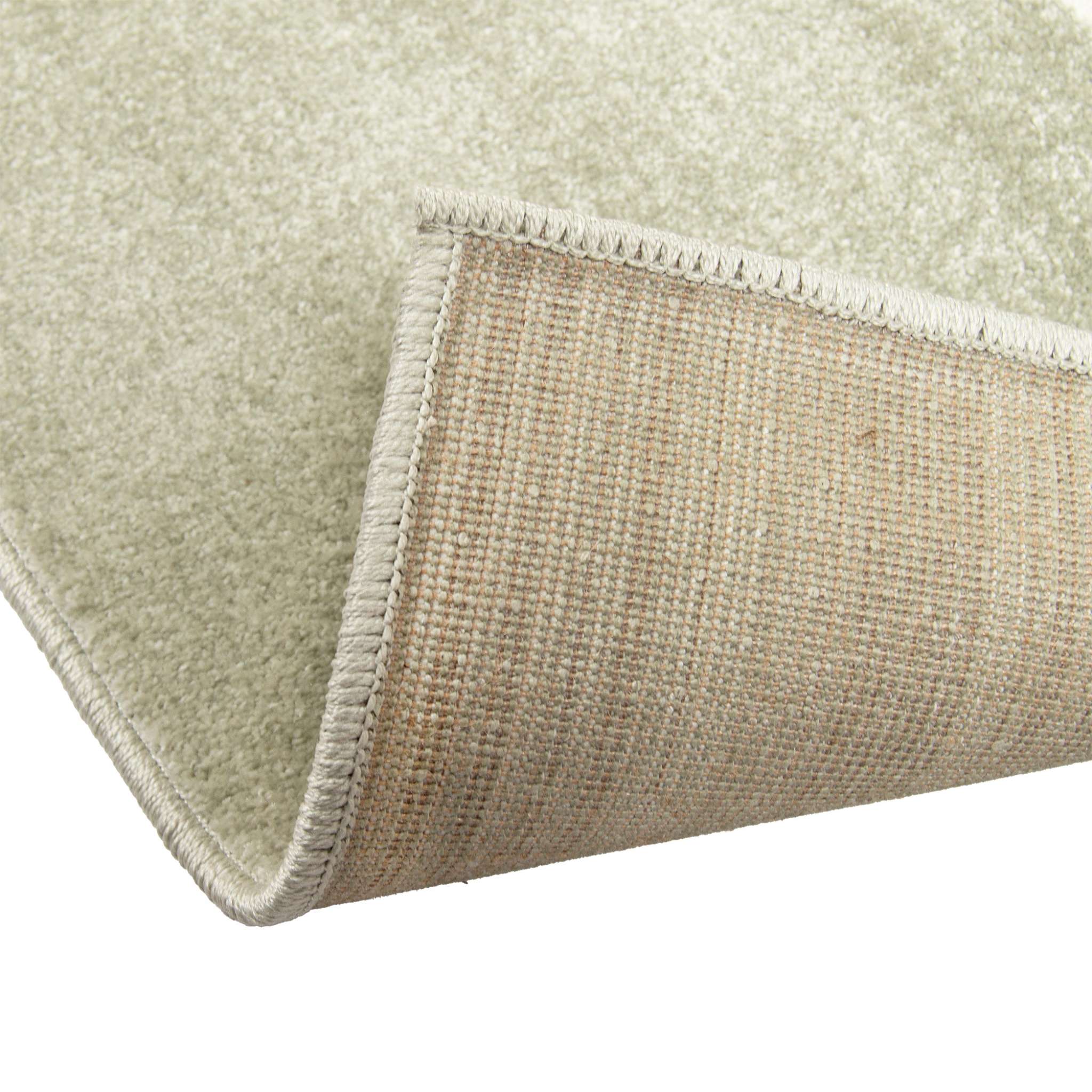 Zebra children's rug - light green