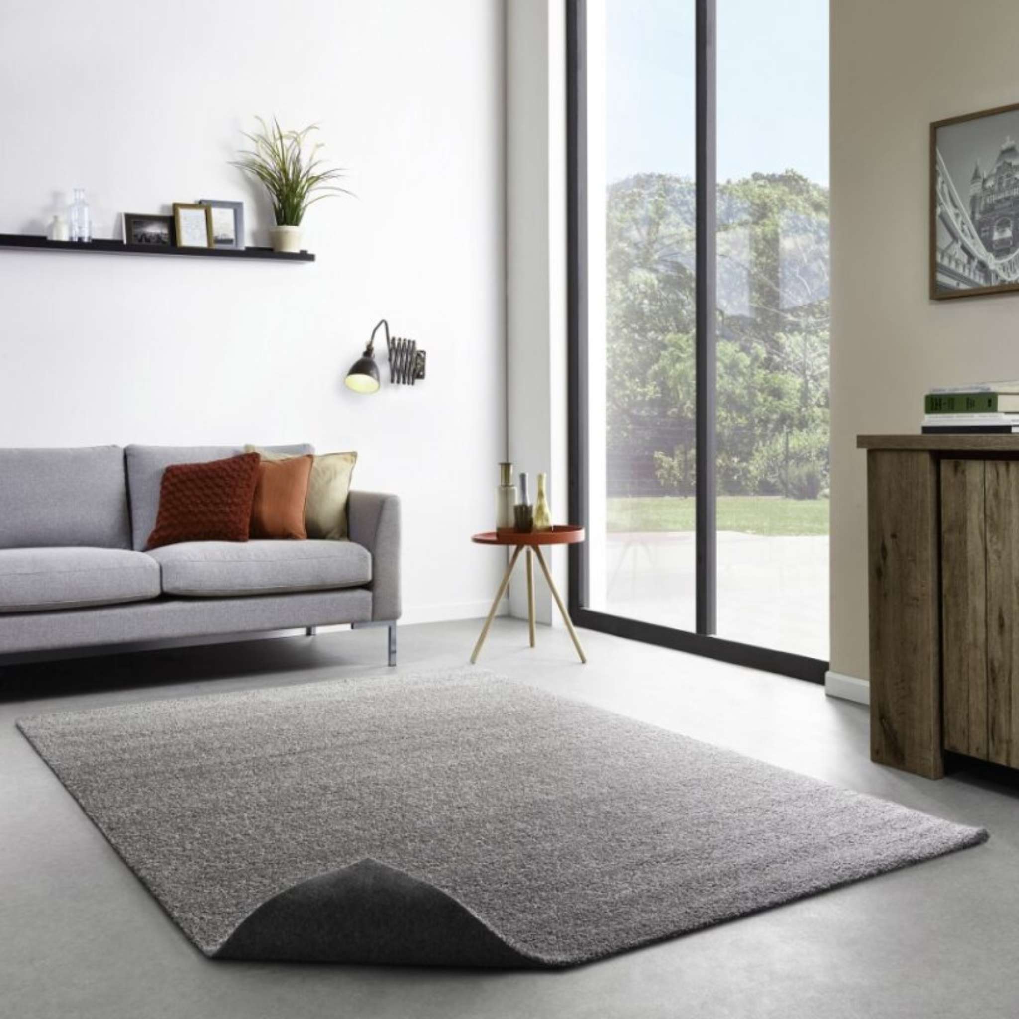 Serena Pile rug - light gray