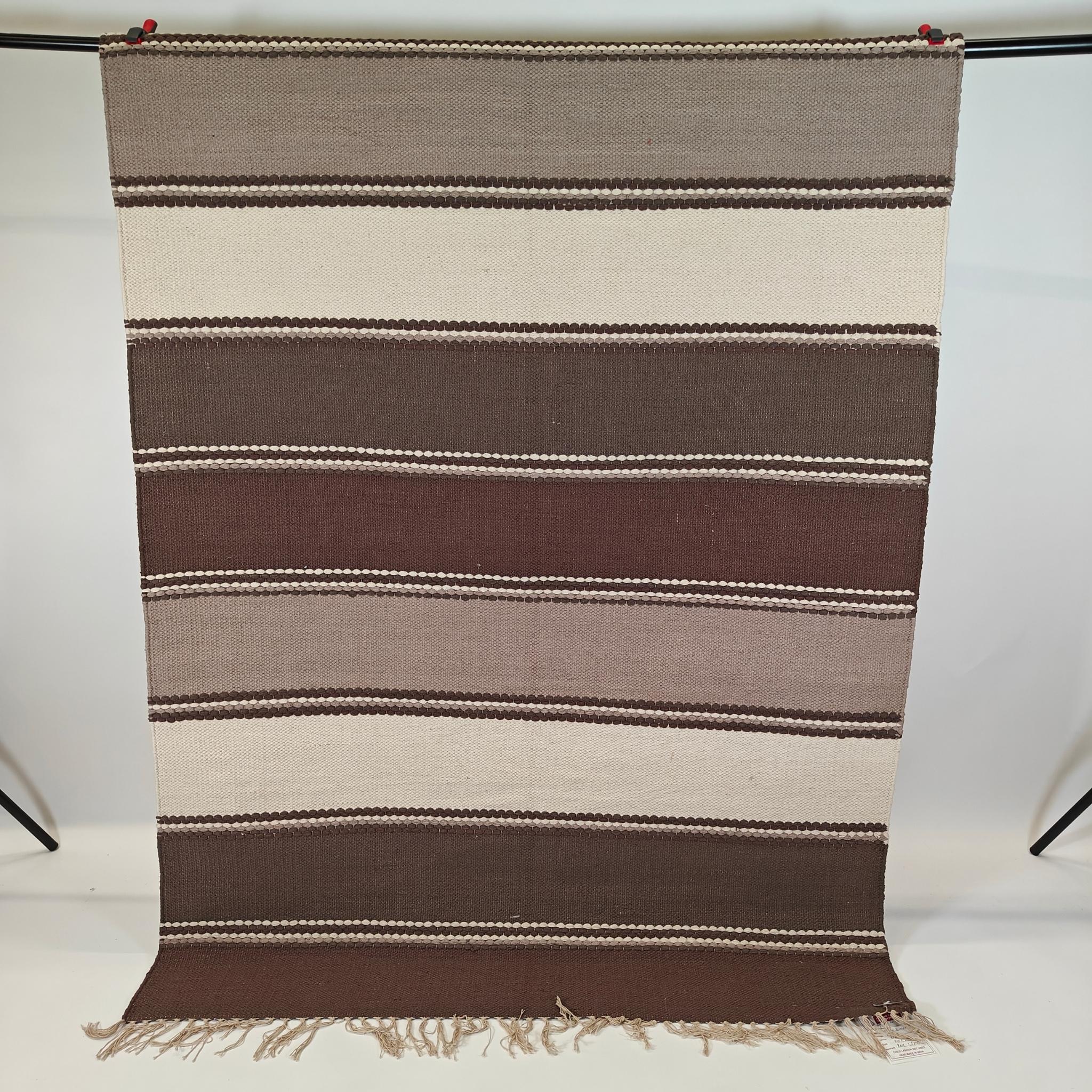 Shakur Cotton rug - brown