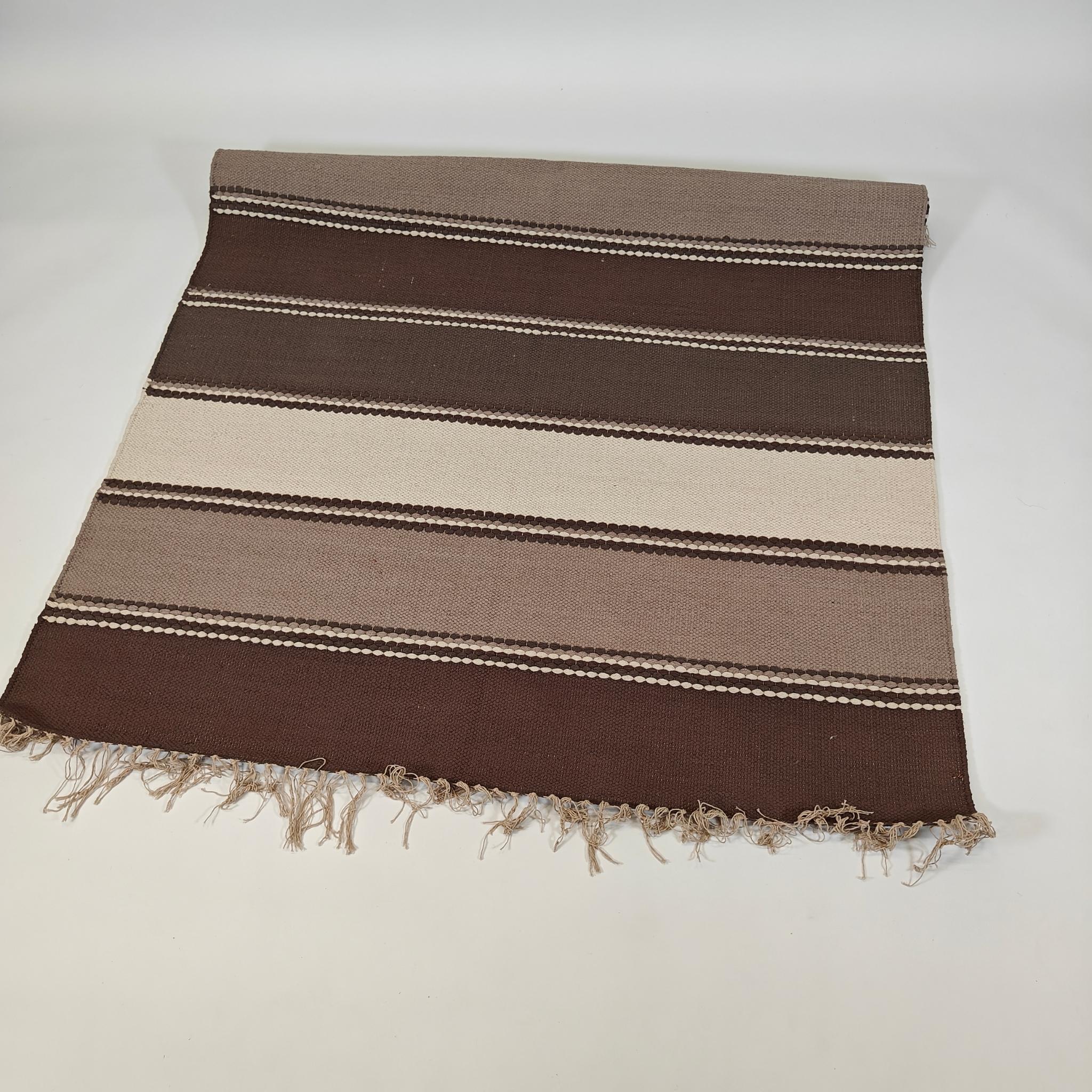 Shakur Cotton rug - brown