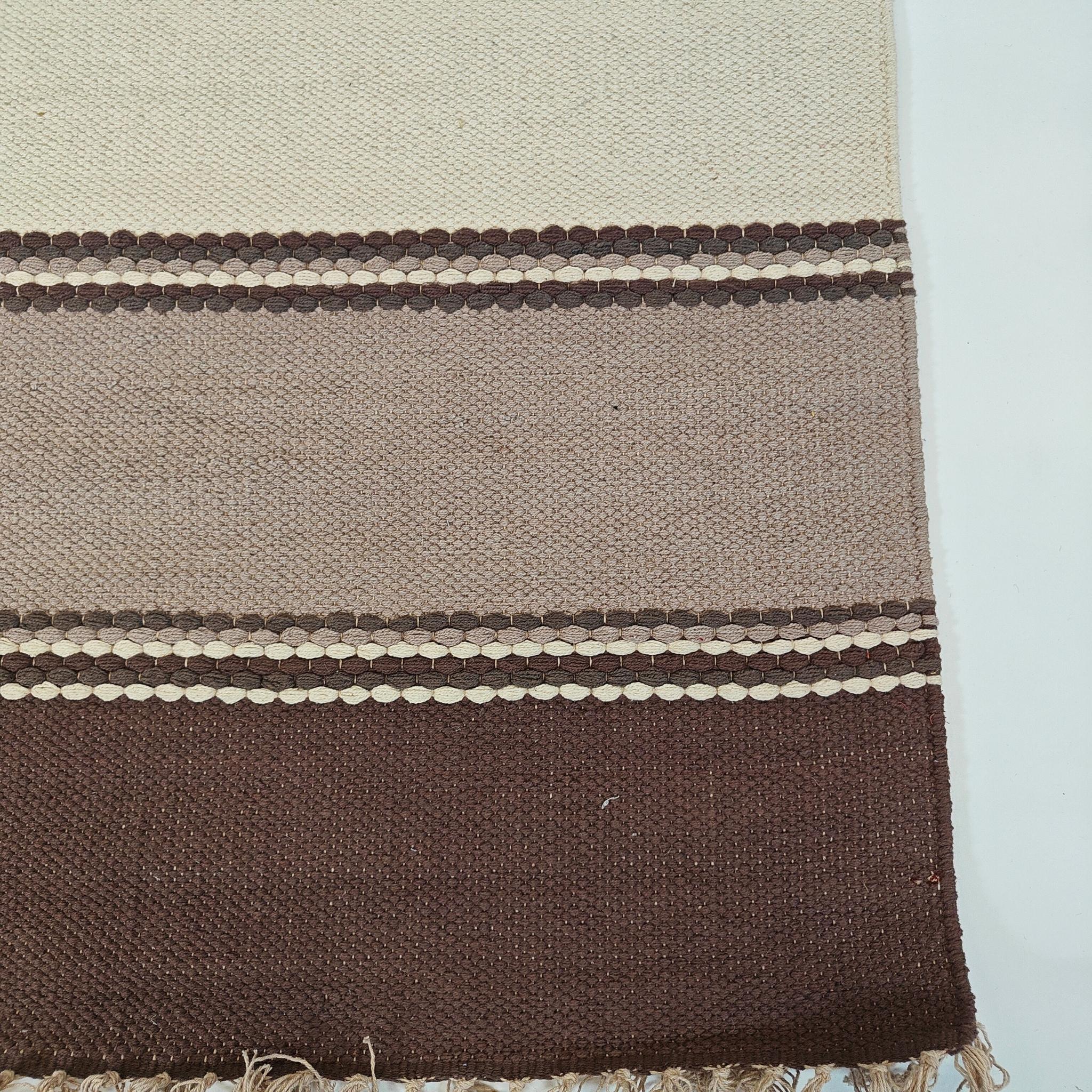 Shakur Cotton rug - brown