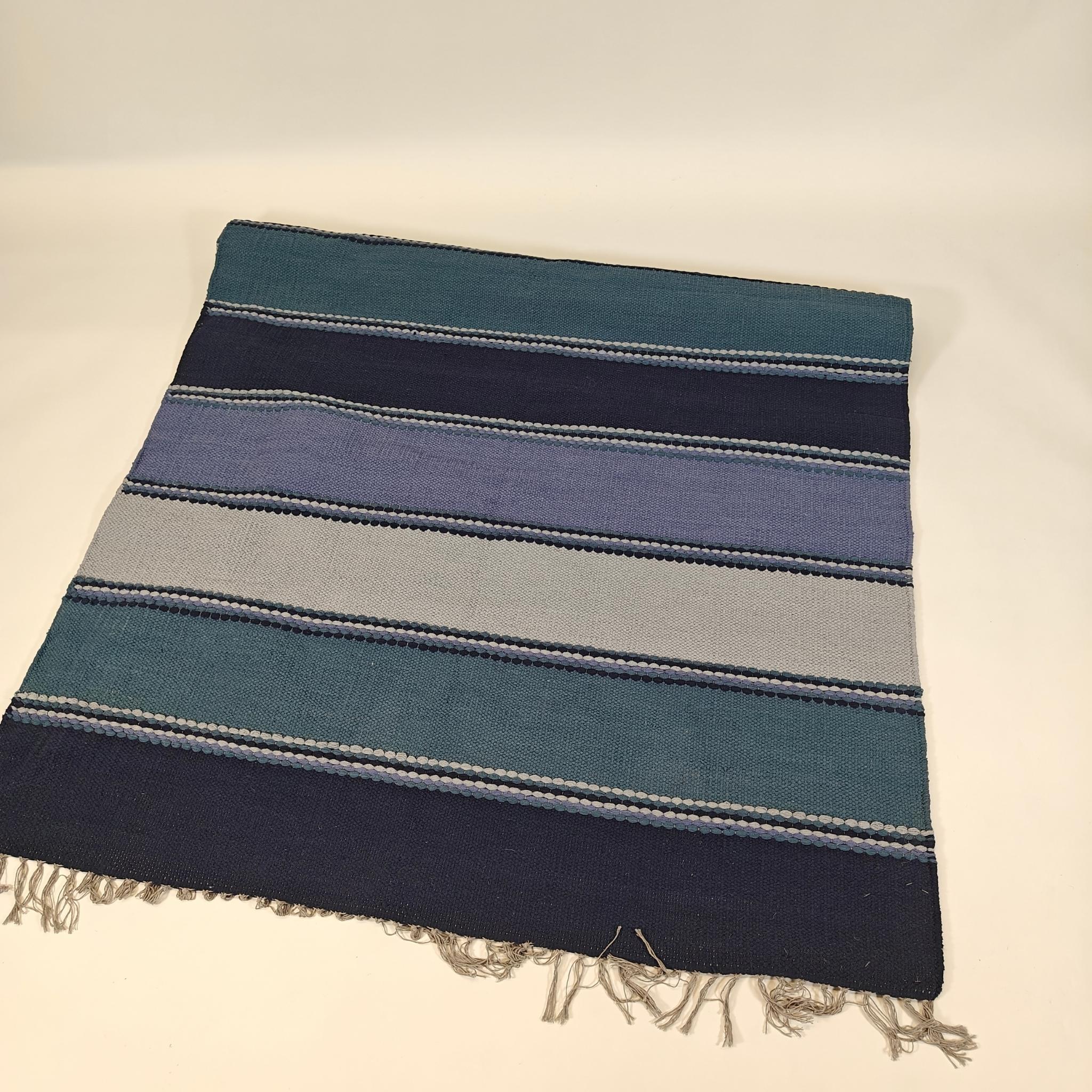 Shakur puuvillamatto - sininen