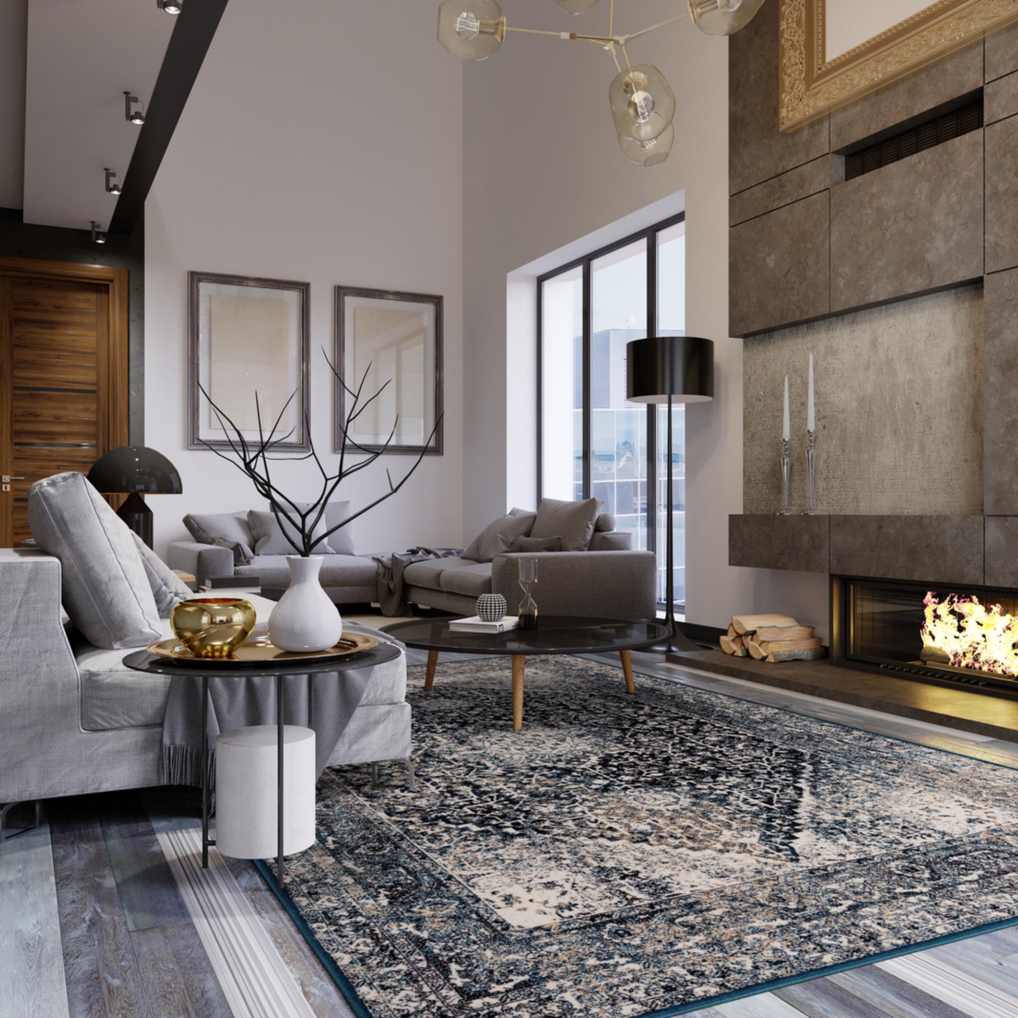 Torena itämainen villamatto - vihreä