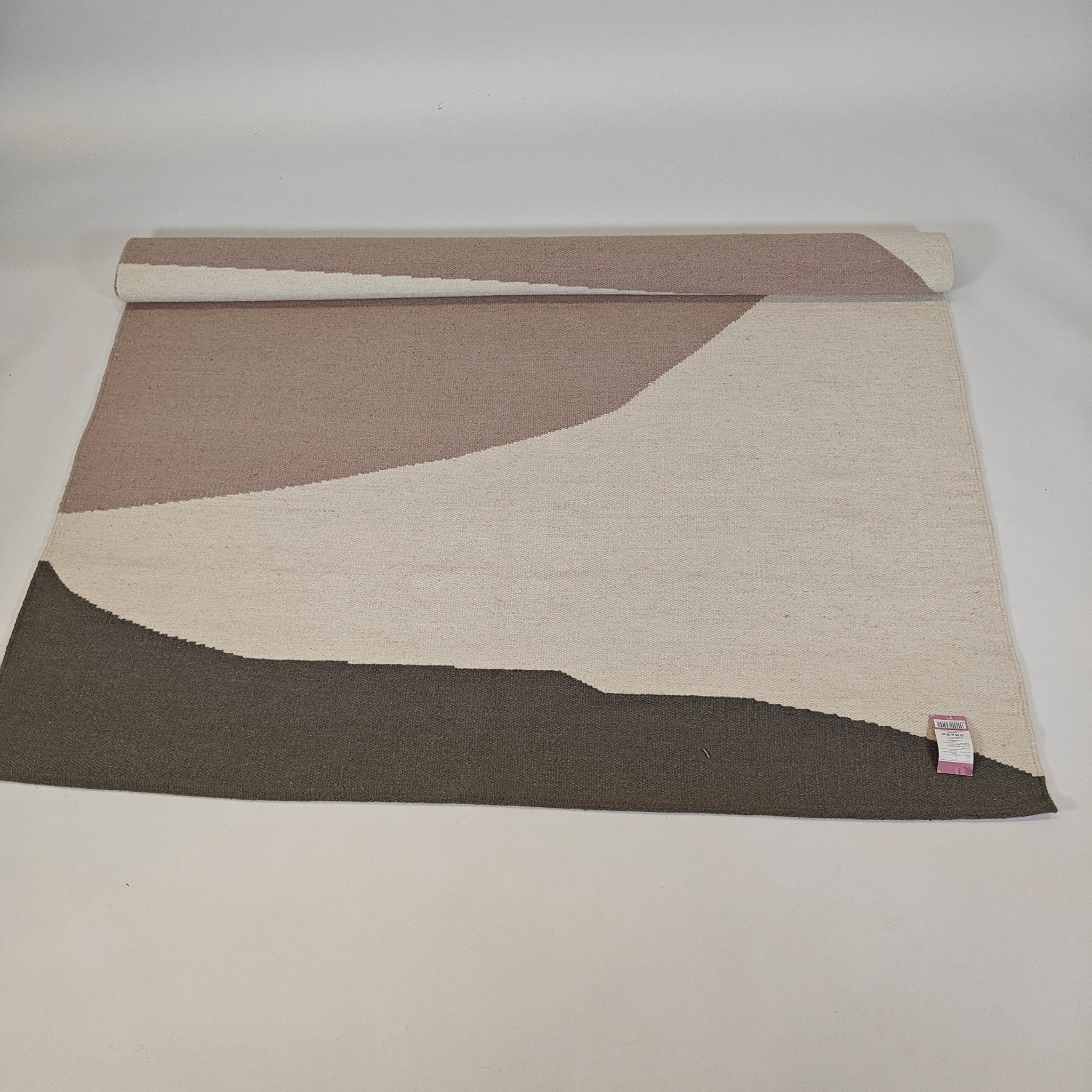 Tuuli Wool rug - white/pink