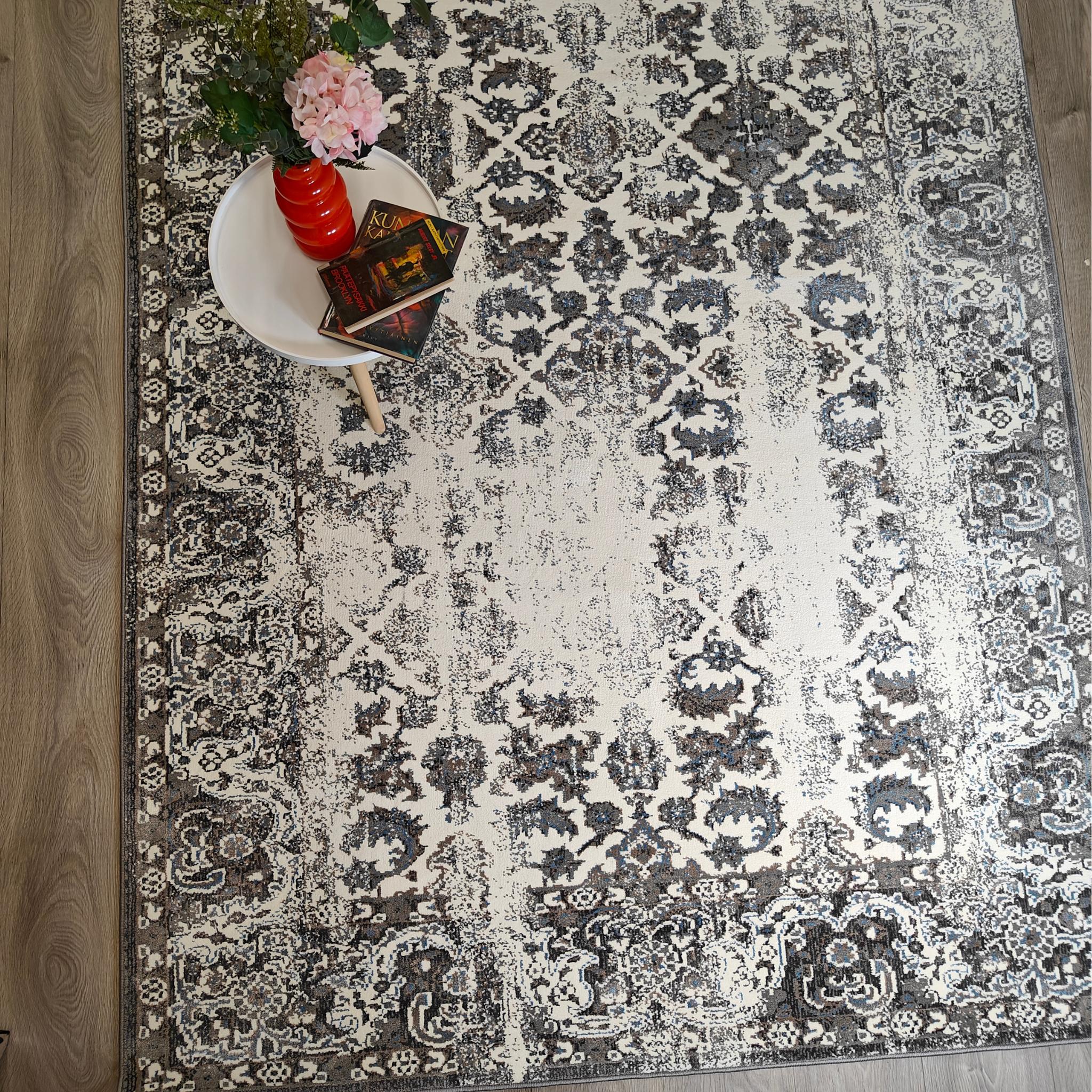 Varde low pile Rug - gray