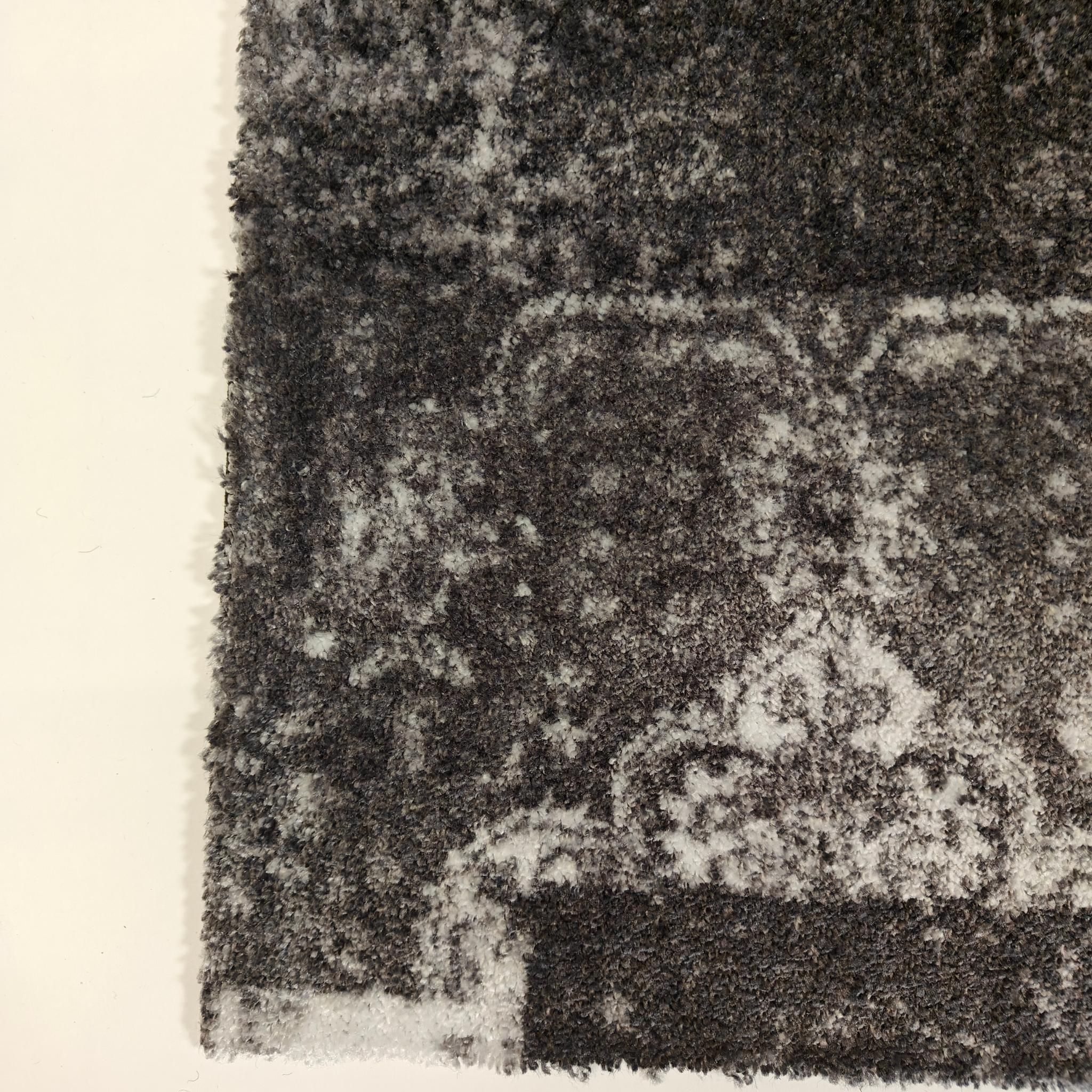 Vintage entrance rug Roll - black