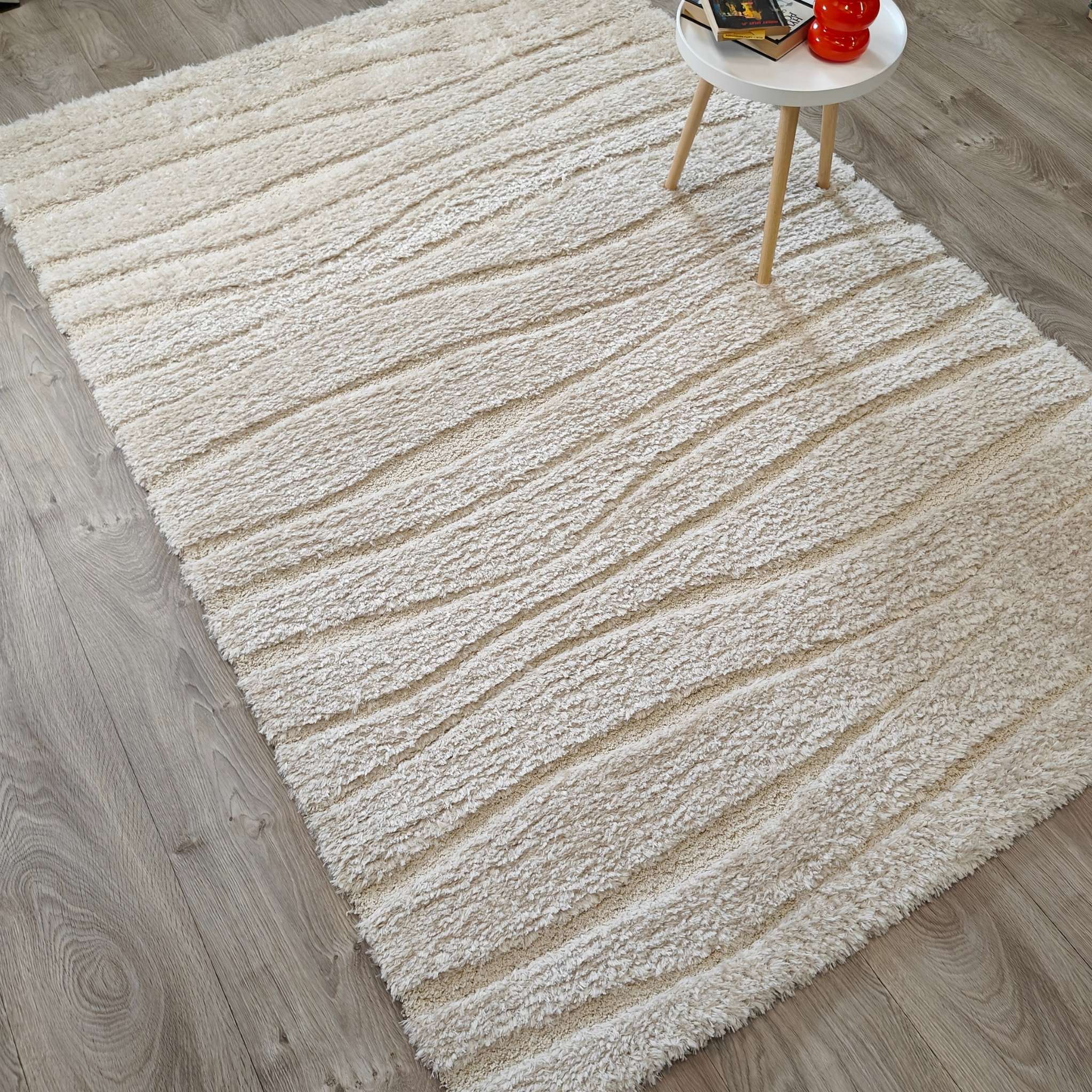 Virta Pile rug - white