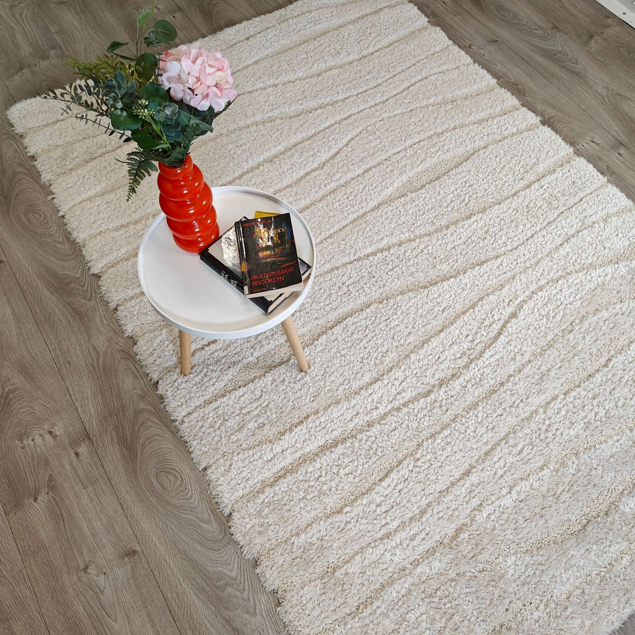 Virta Pile rug - white