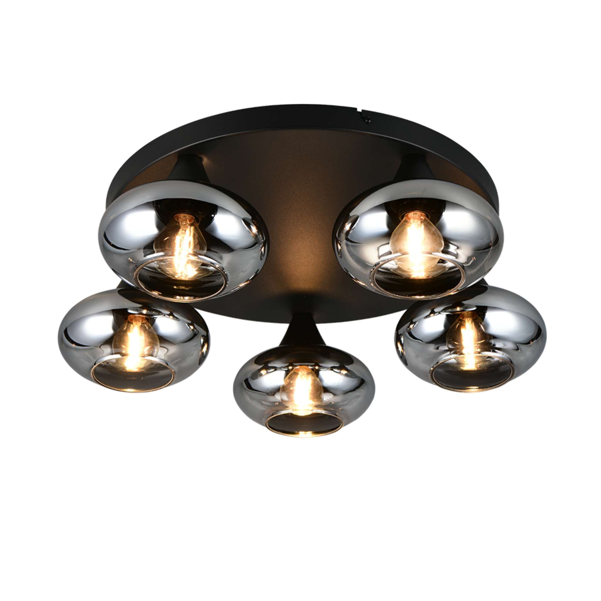 TRIO Divina kattovalaisin 5-os E14 - mattamusta/savu