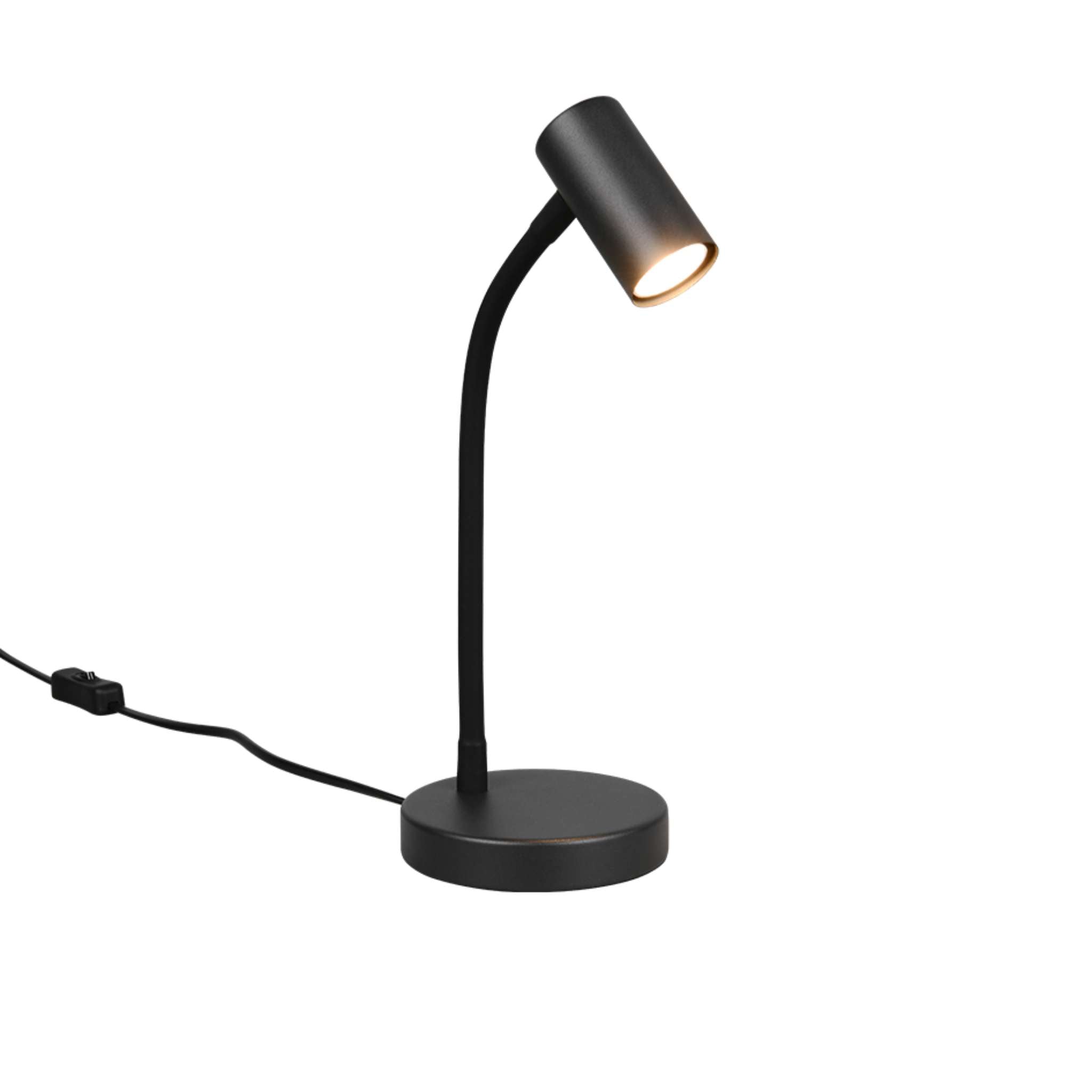 TRIO Taryn pöytävalaisin GU10 - mattamusta