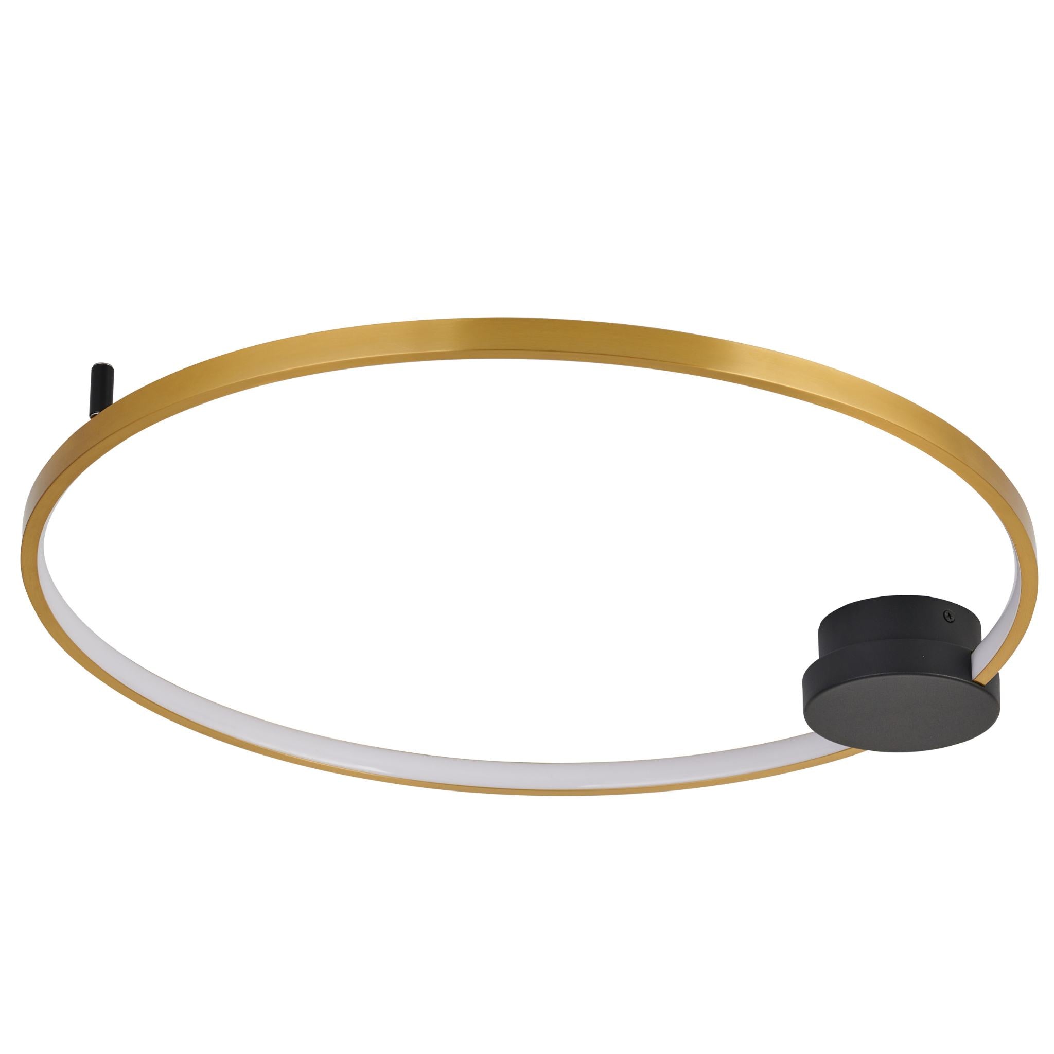 Condida - 641101-30 - LED-kattovalaisin -  hiekanmusta/messinki