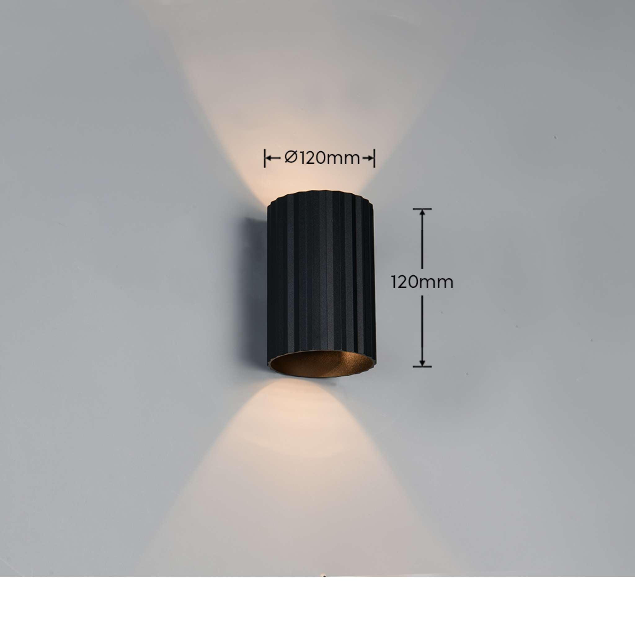 TRIO Imaria seinävalaisin G9 - mattamusta