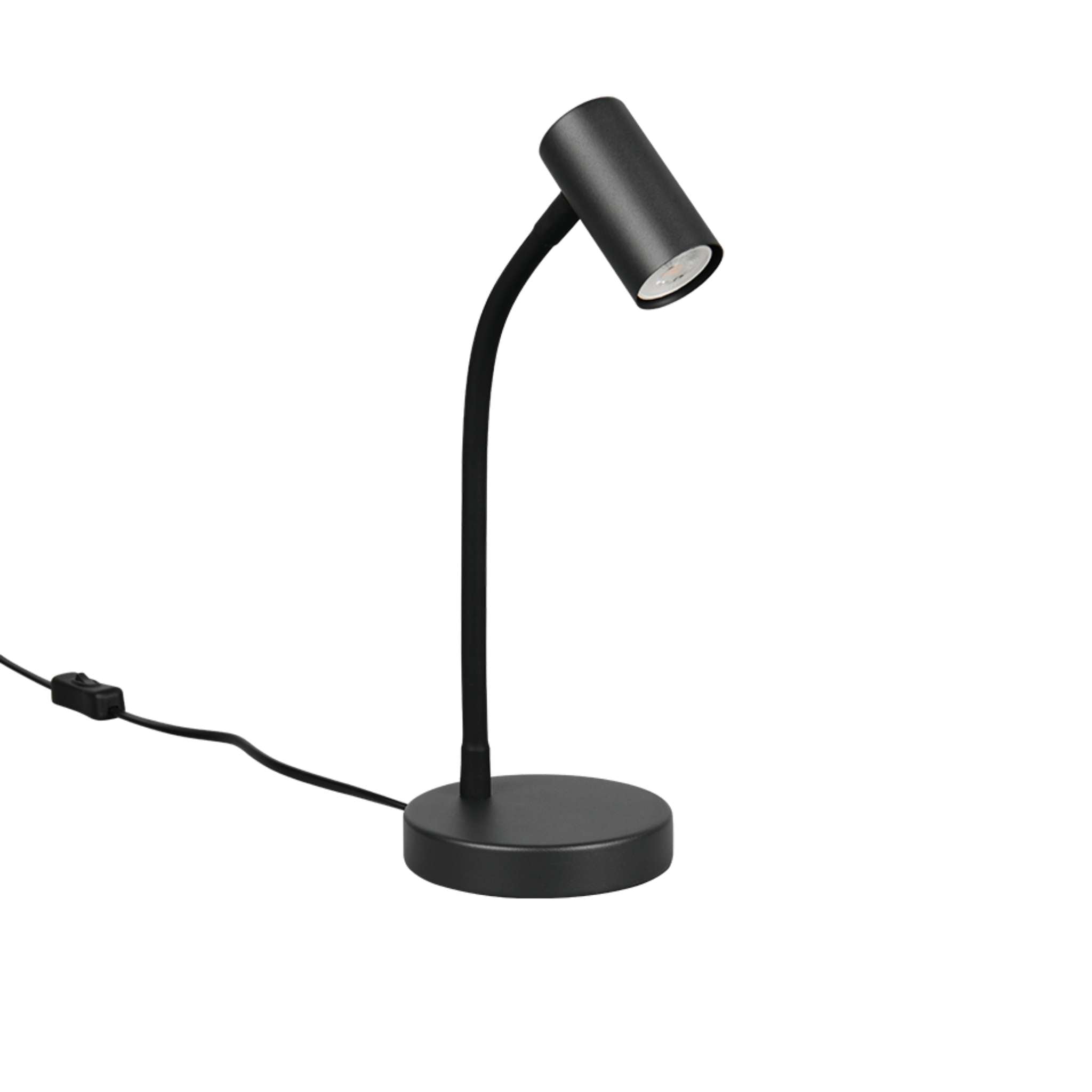 TRIO Taryn pöytävalaisin GU10 - mattamusta