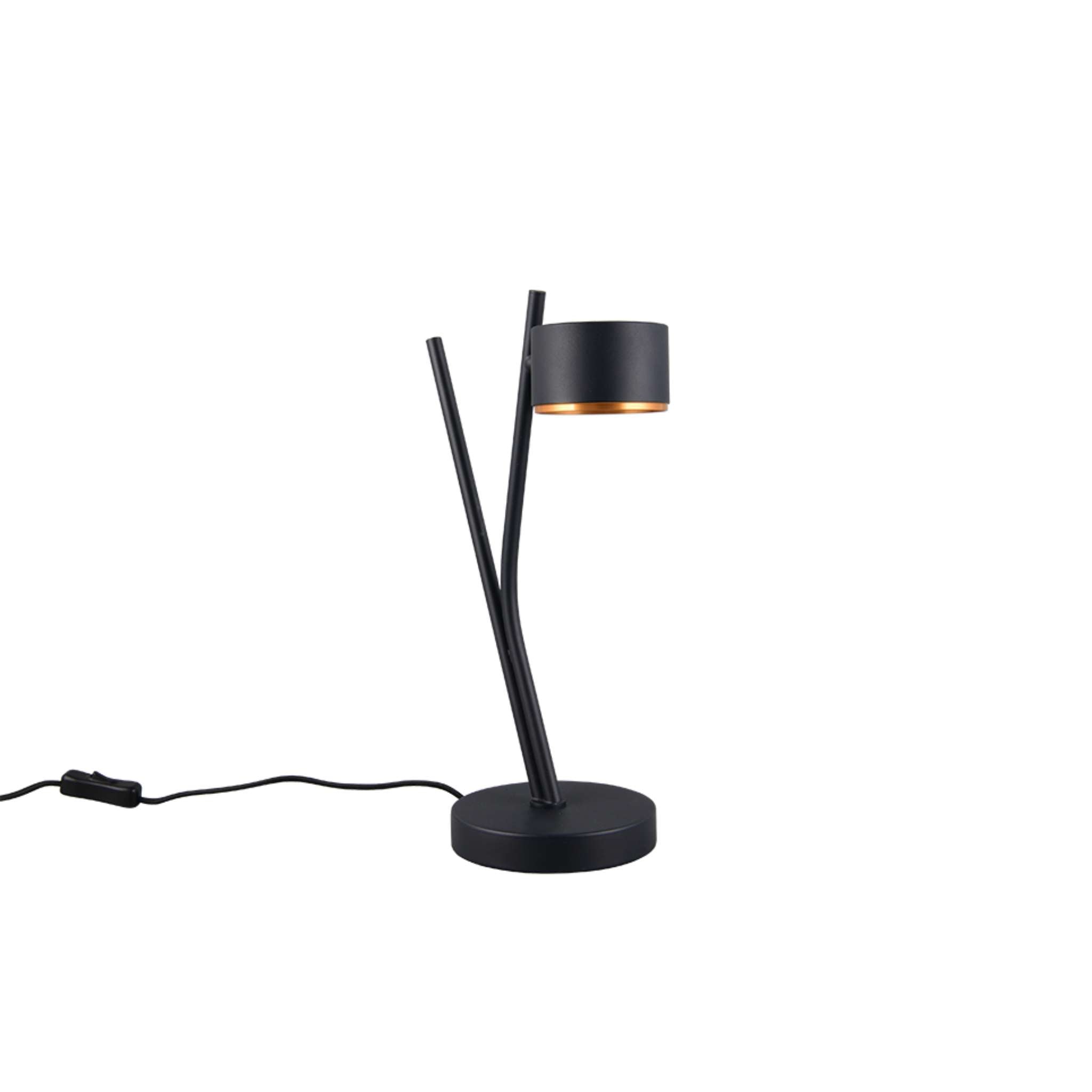 TRIO Coda pöytävalaisin GX53 - musta/kulta