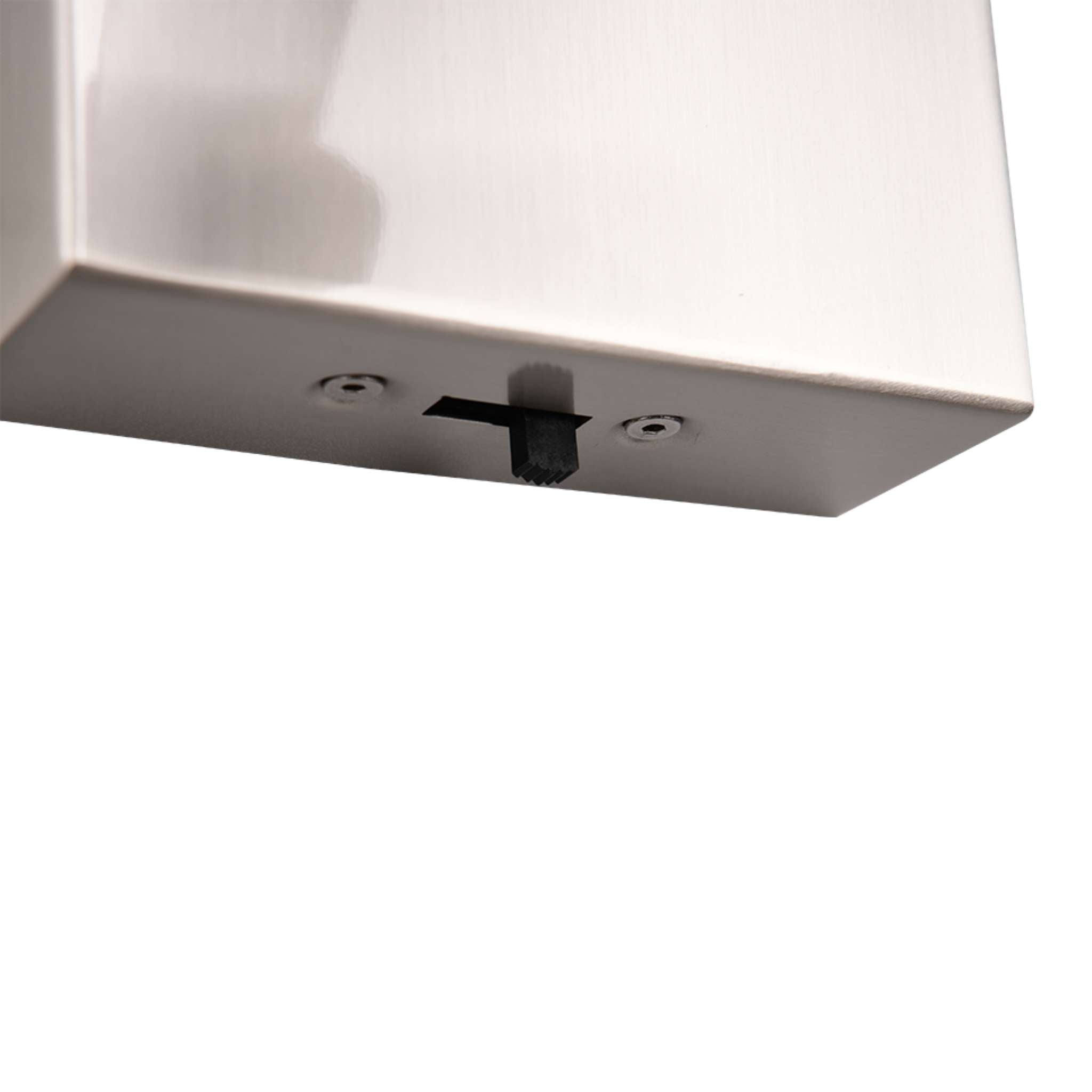 TRIO Ikaris LED spotti 1-os - harjattu teräs/mattamusta