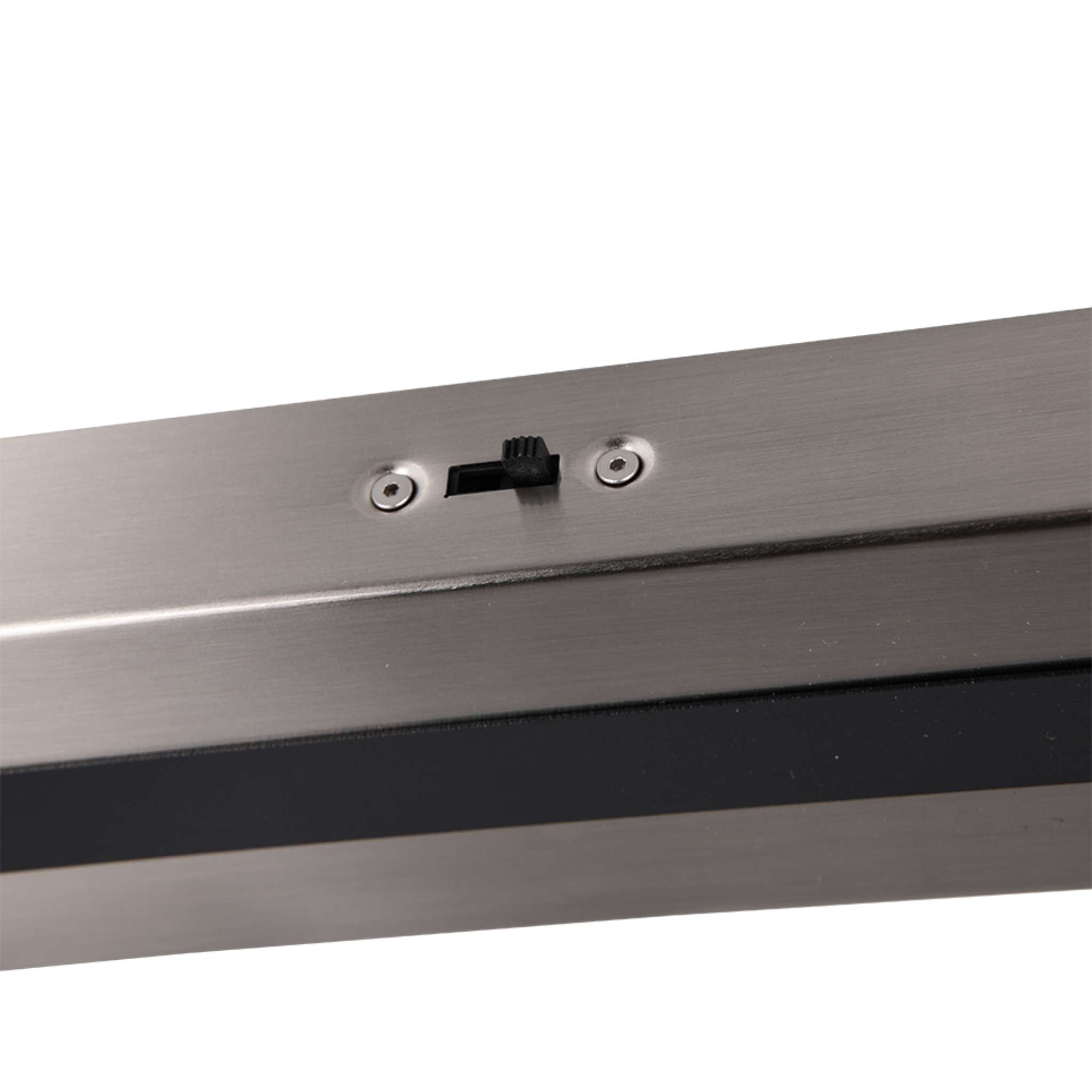 TRIO Ikaris LED spotti 2-os - harjattu teräs/mattamusta