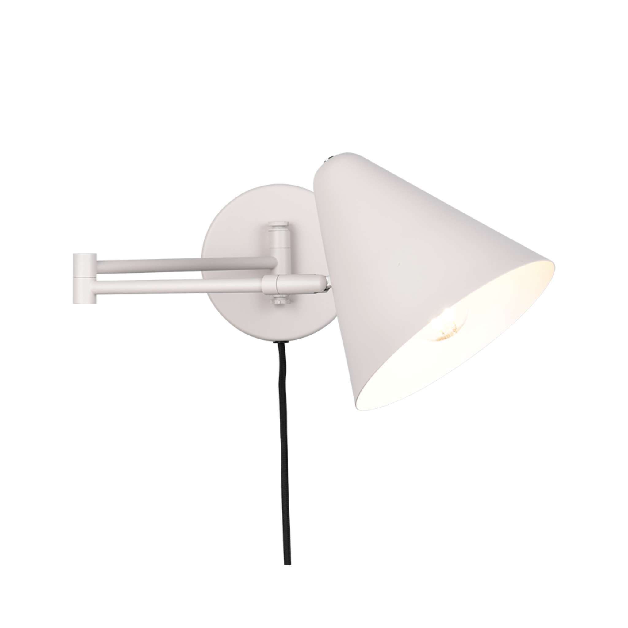 TRIO Cosima seinävalaisin E14 - lämmin harmaa