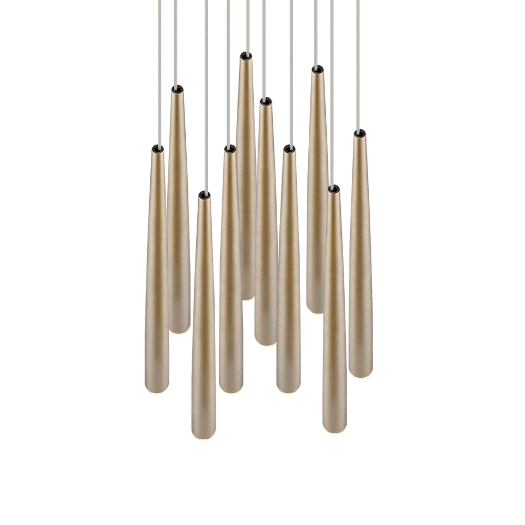 TRIO Cala LED riippuvalaisin 10-os - kulta