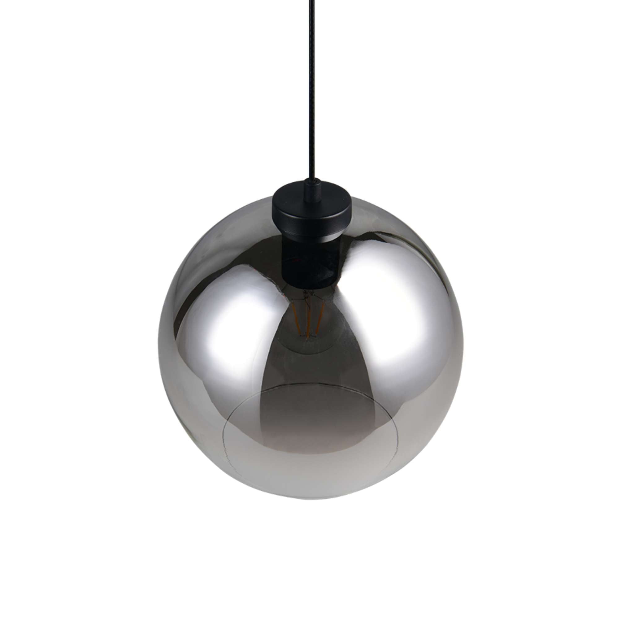 TRIO Liora riippuvalaisin E27 - mattamusta/savu