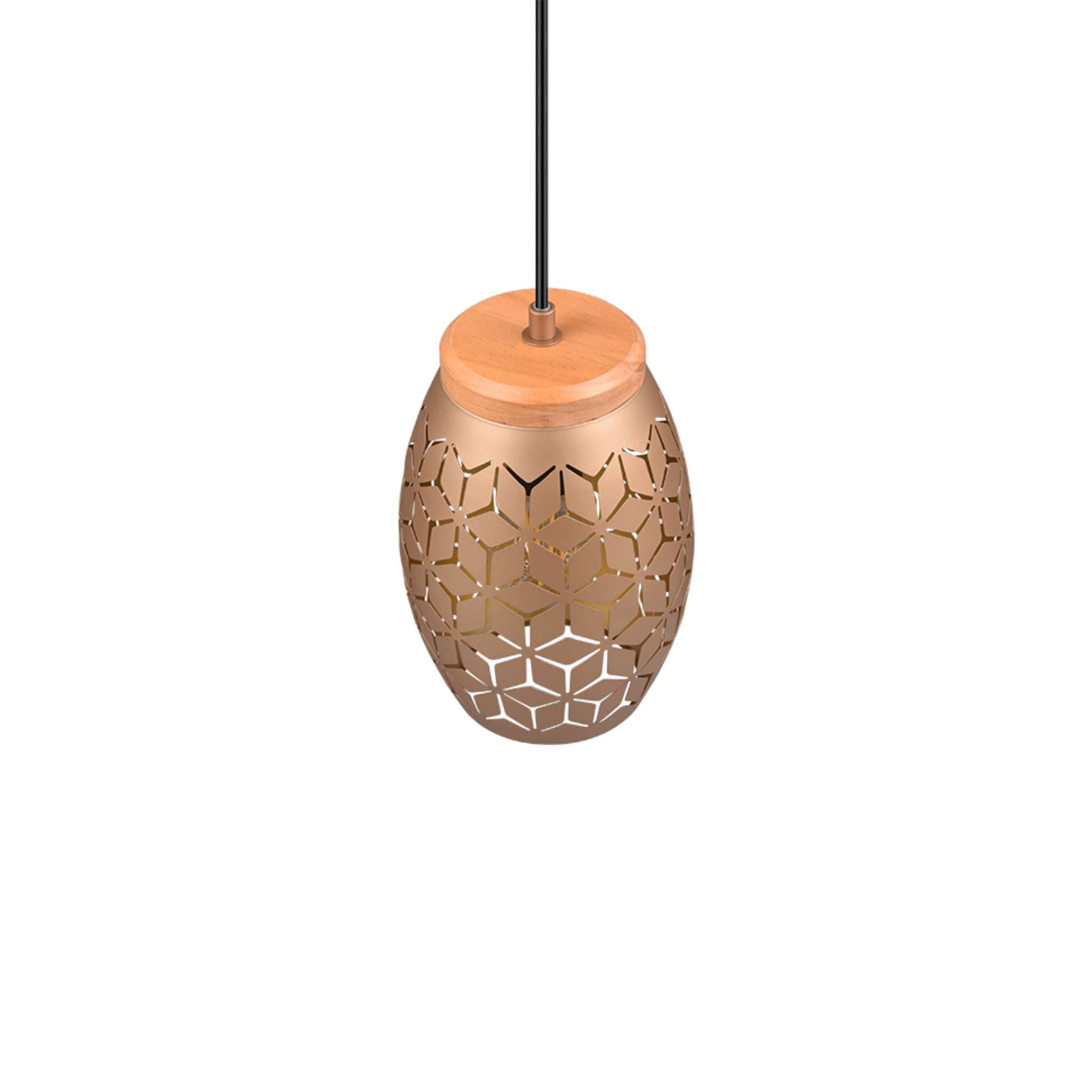 TRIO Bidar riippuvalaisin 1-os E27 - kahvinruskea