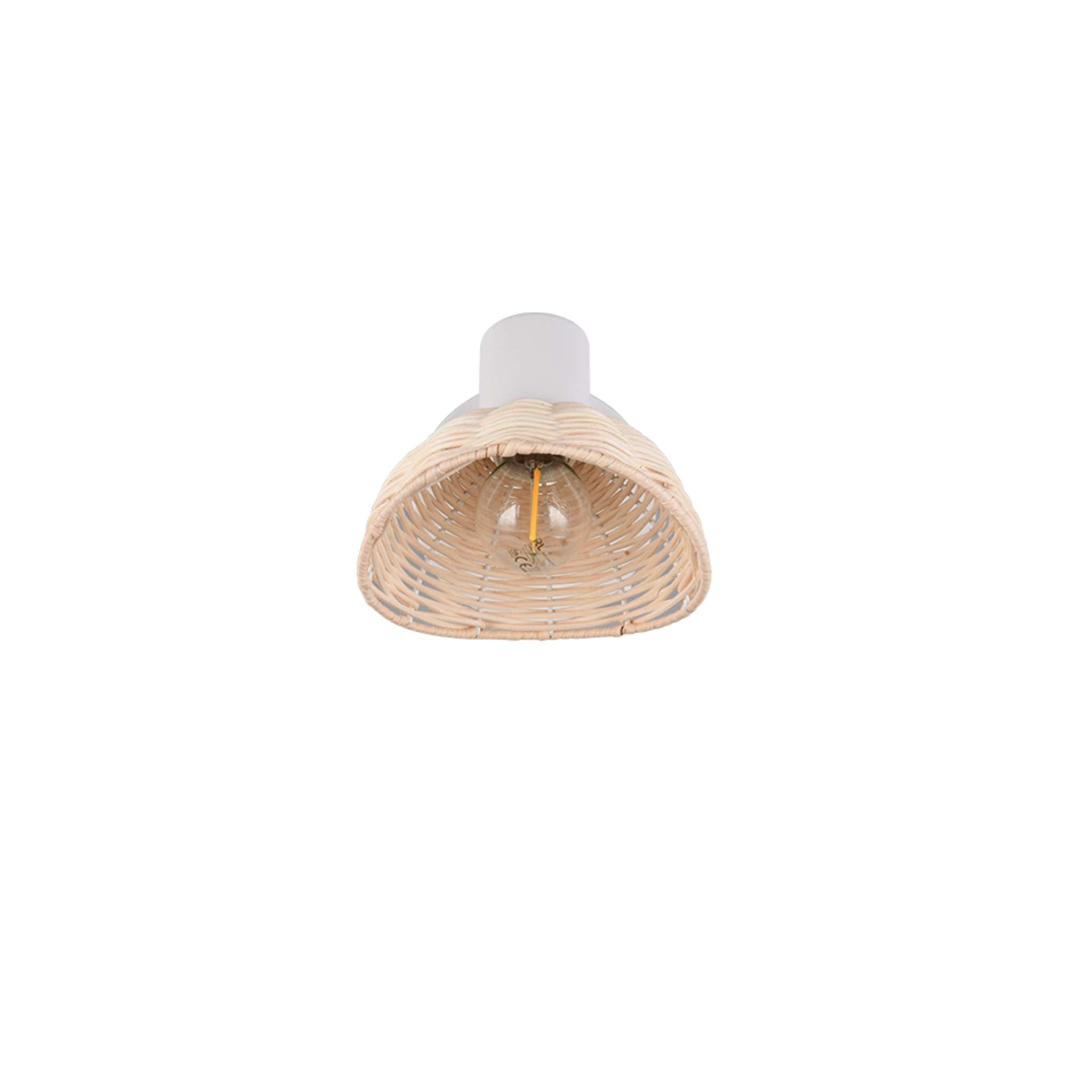 TRIO Calvi spotlight 1-piece E14 - matte white/natural color