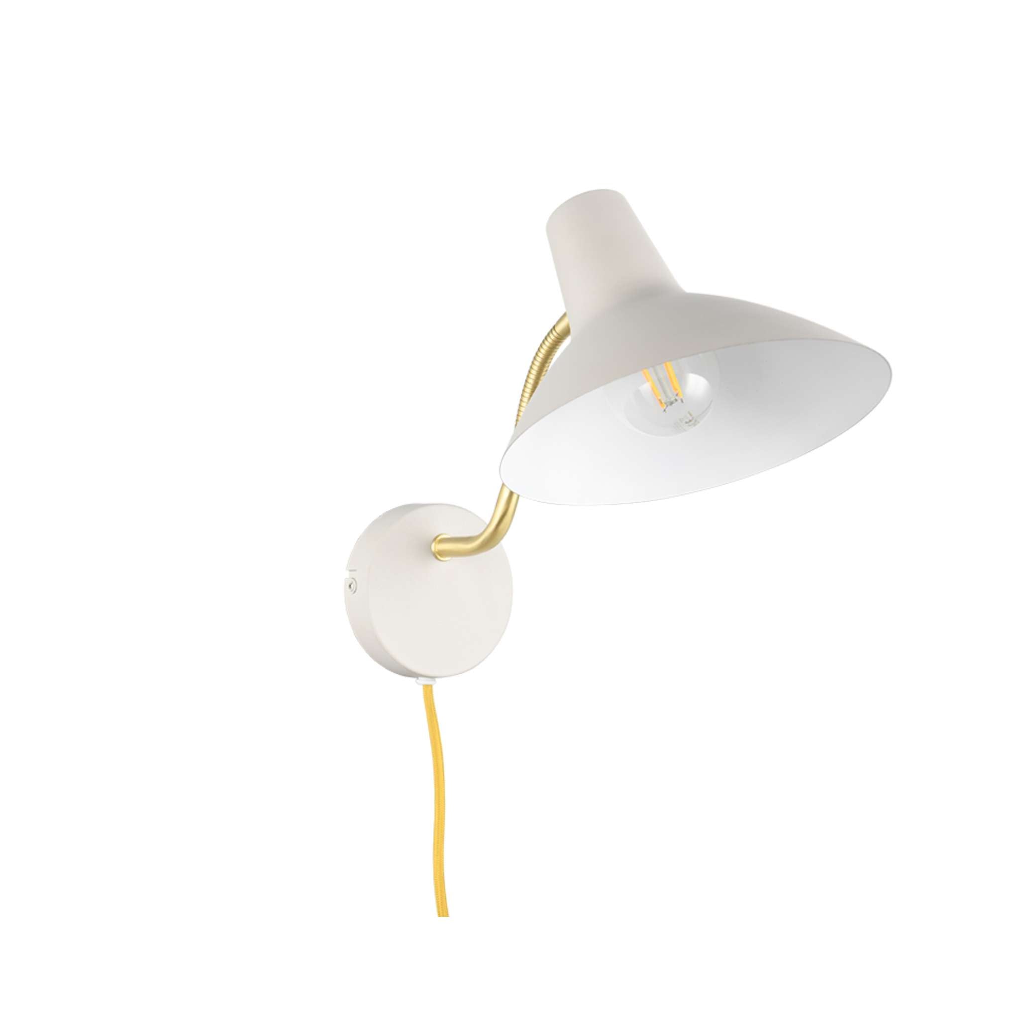 TRIO Traveller seinävalaisin E27 - lämmin harmaa/kulta