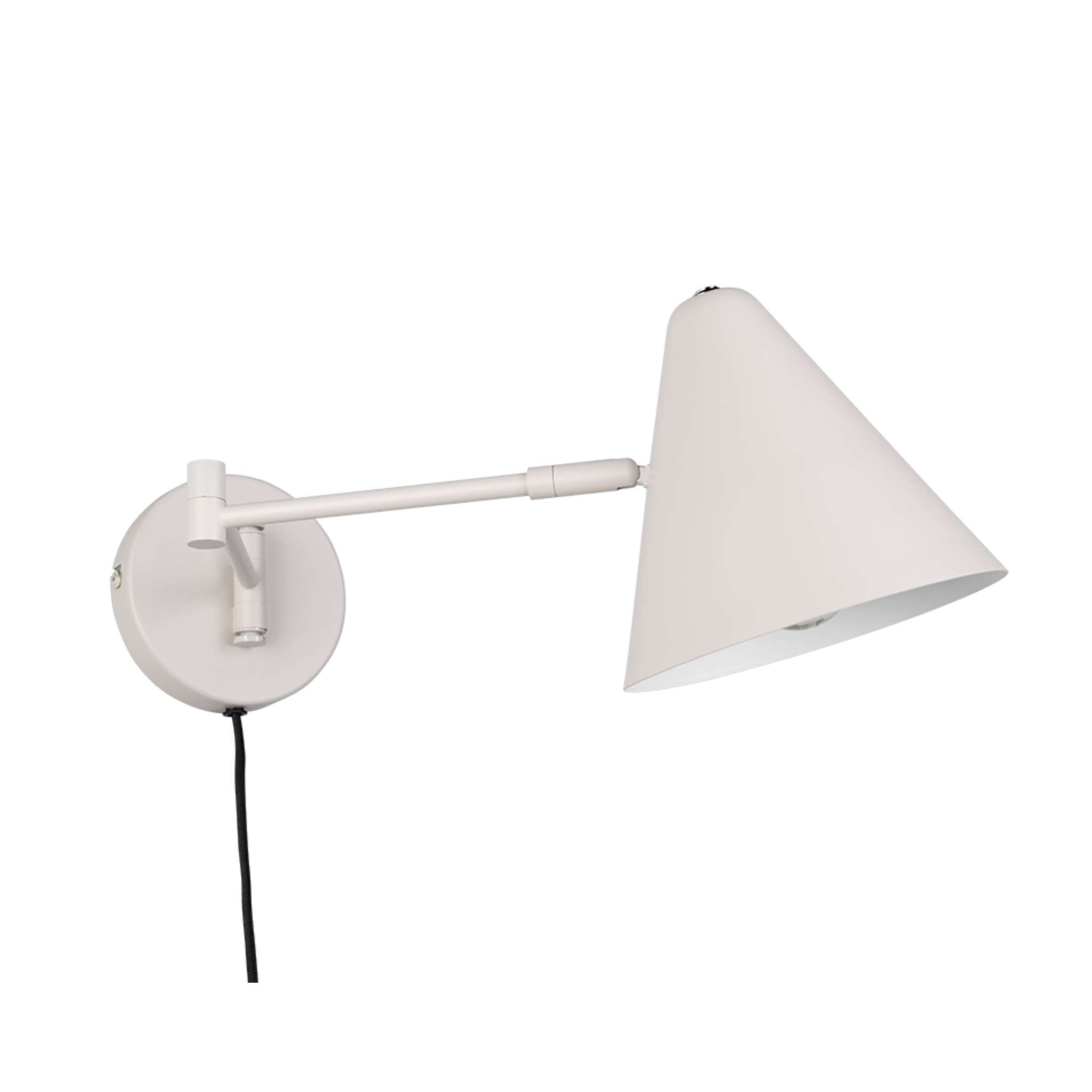 TRIO Cosima seinävalaisin E14 - lämmin harmaa