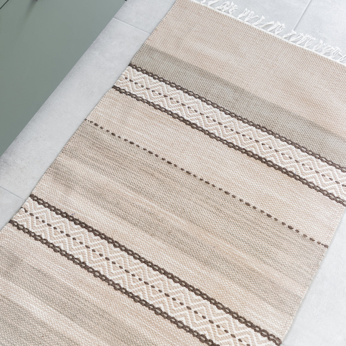 Åby puuvillamatto - beige