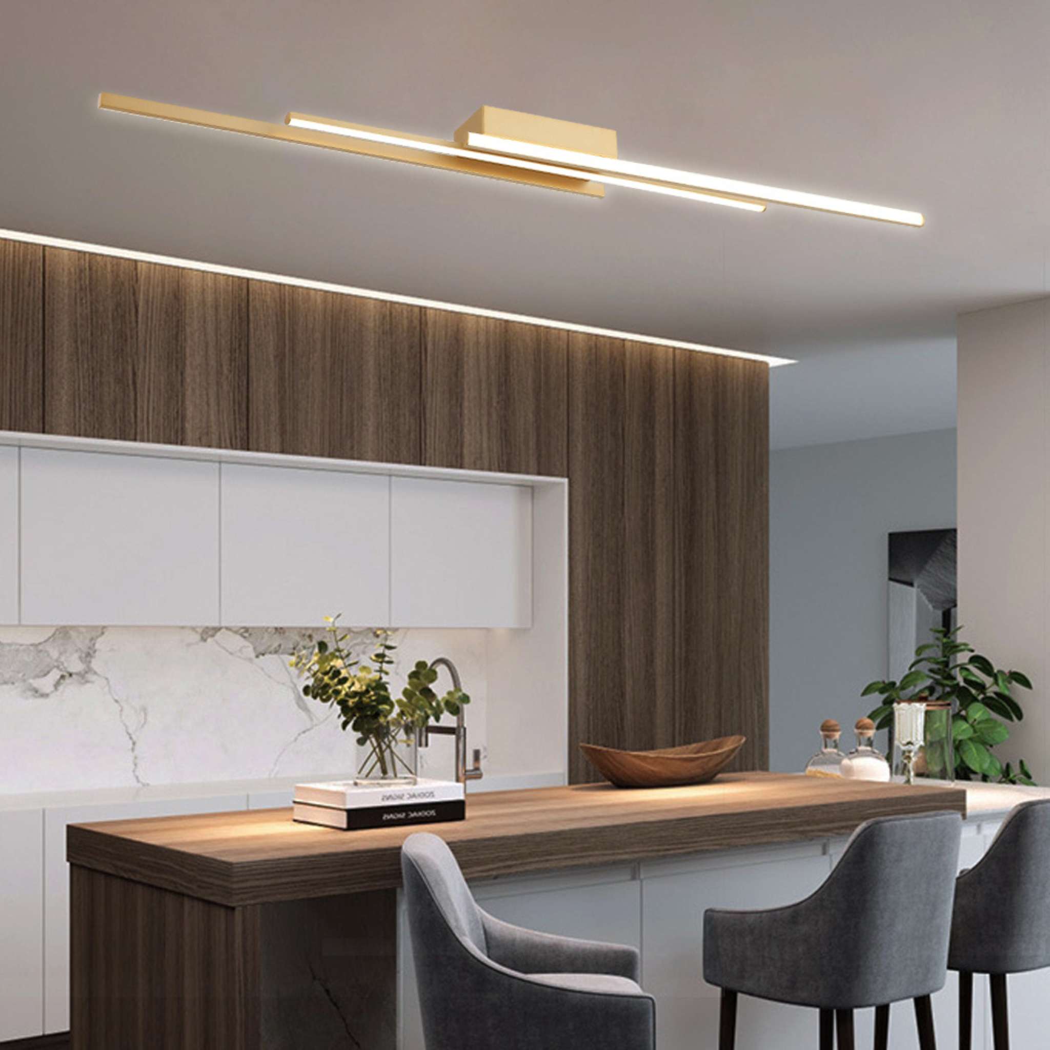 Amaroo 639603-09 - LED-seinävalaisin - Kultamaalattu