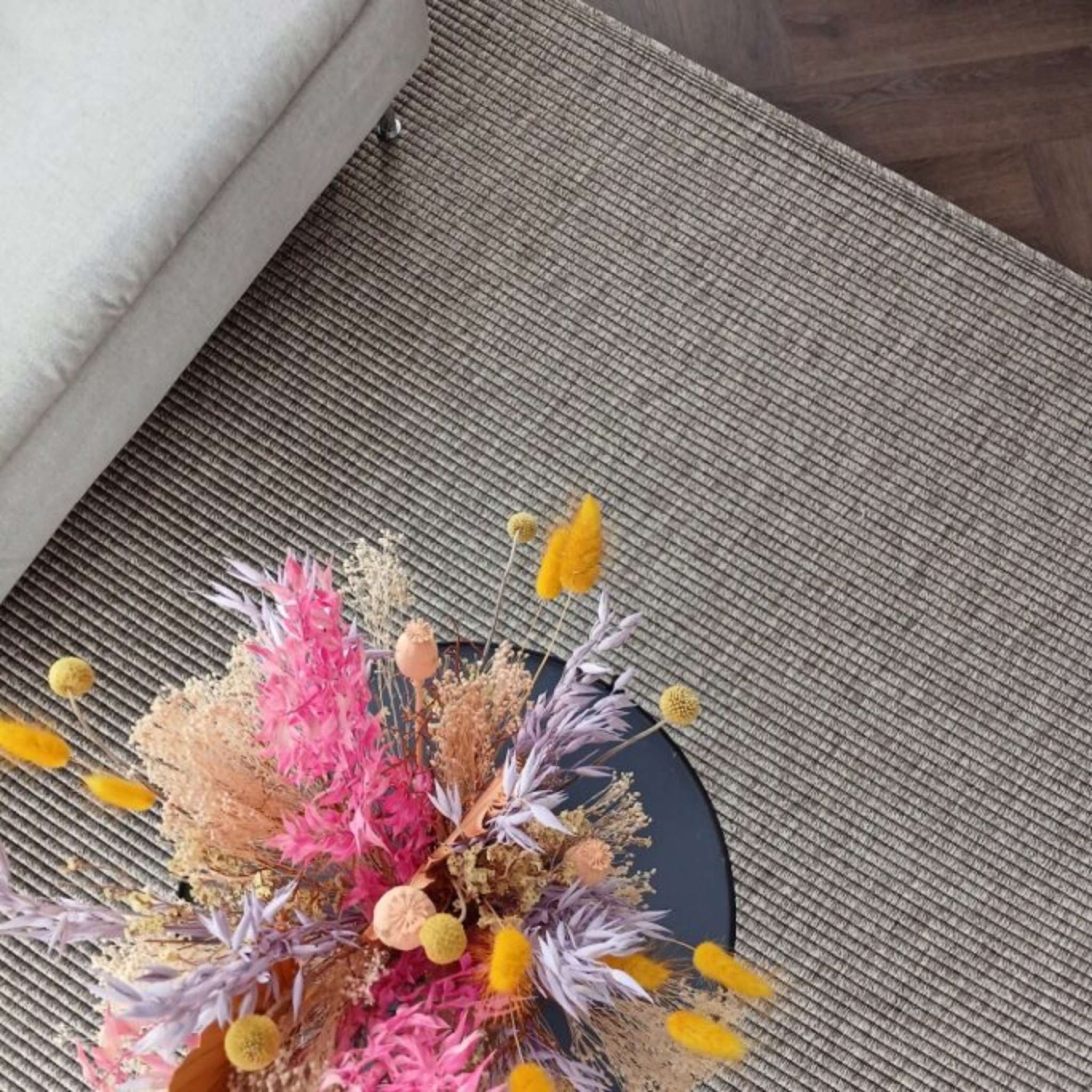 Aura helppohoitoinen matto - Pellava