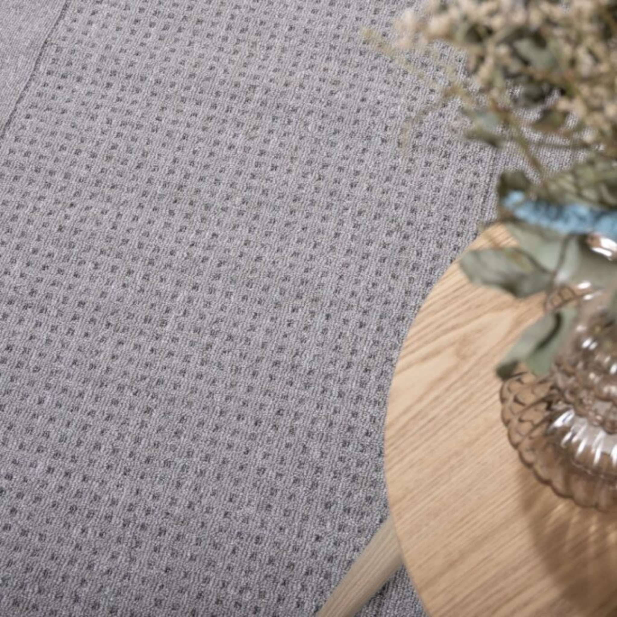 Fanni kumipohjainen matto - Vaaleanharmaa