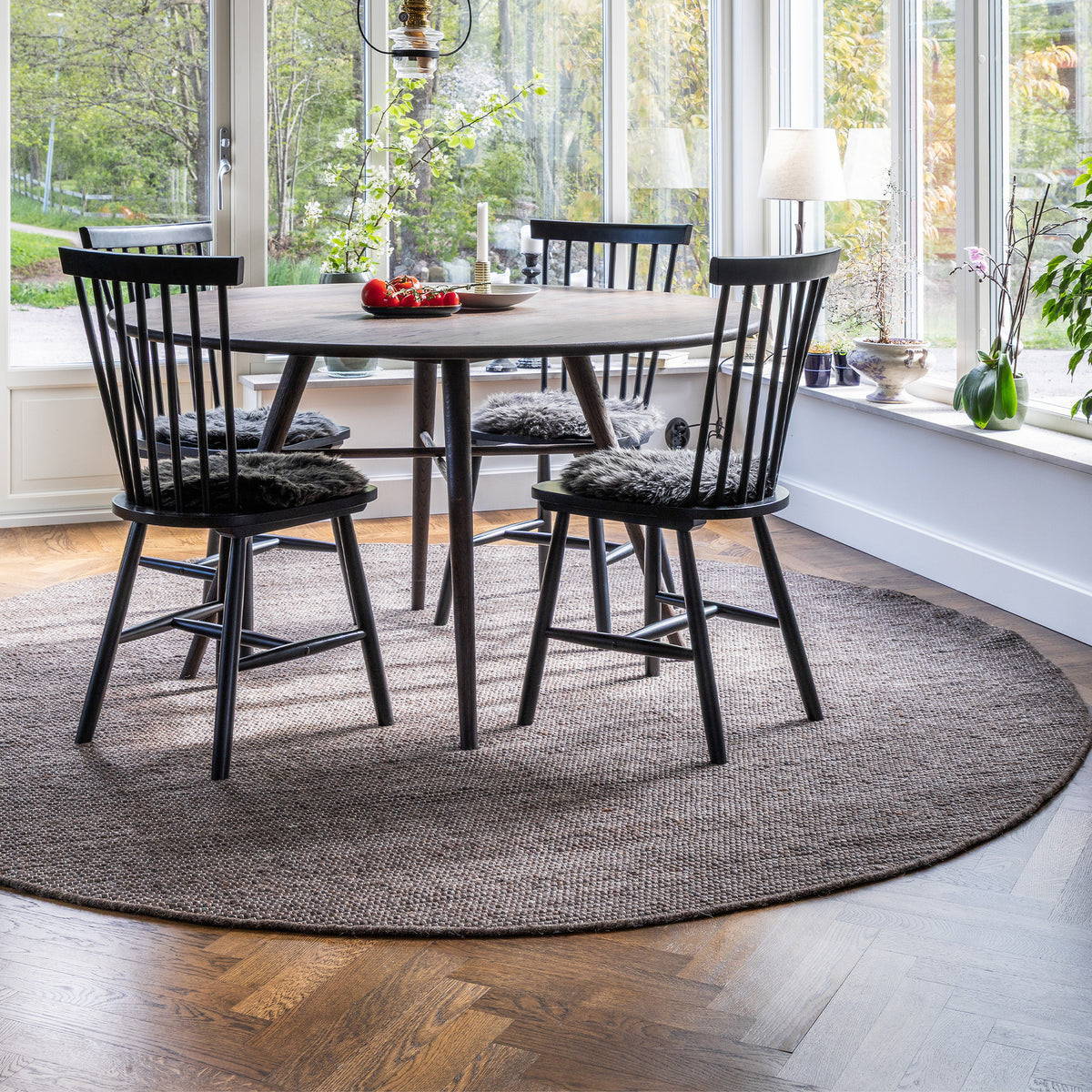 Gotland villamatto - ruskea