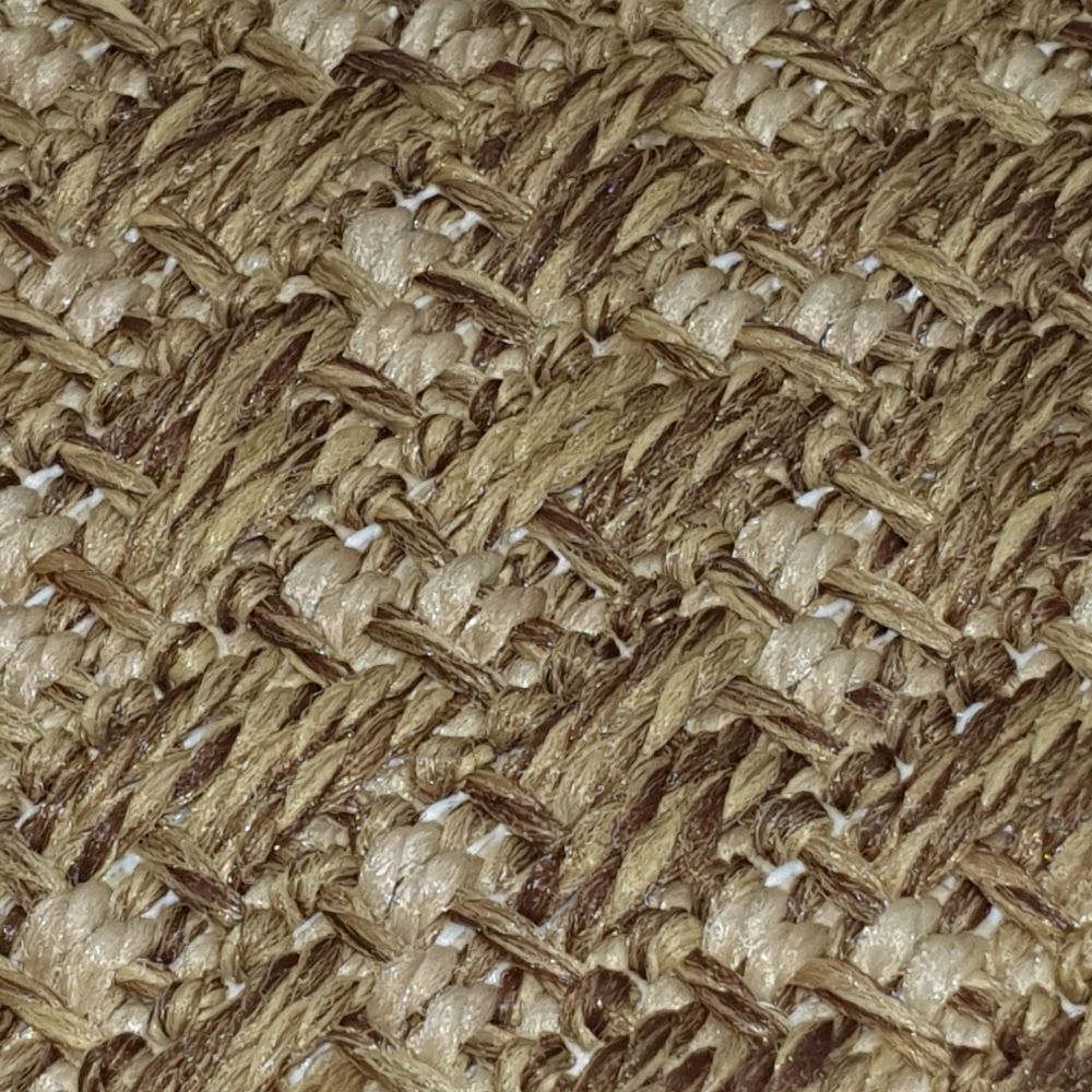 Kiara sileäksi kudottu matto - ruskea